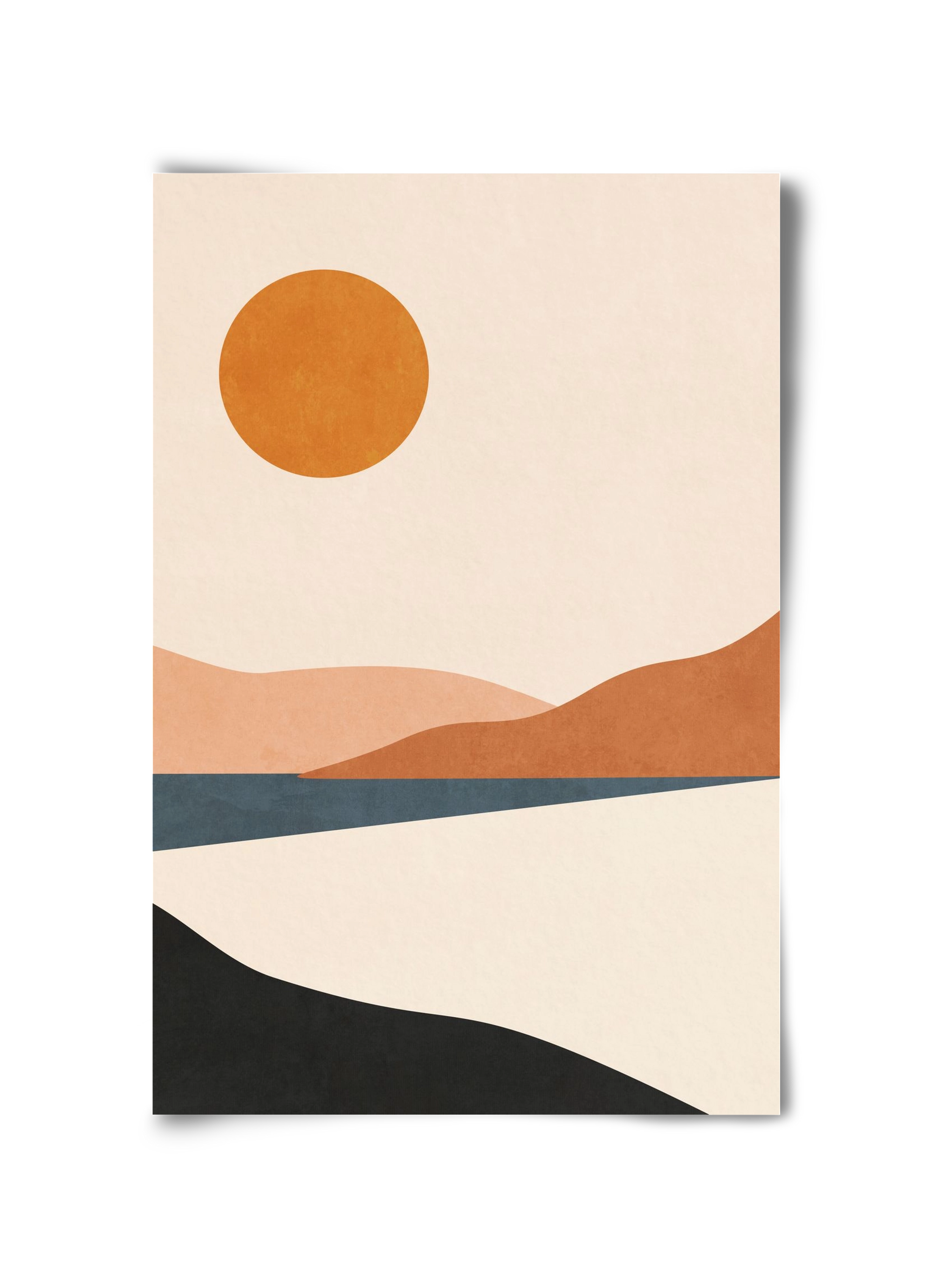 MINIMAL TROPICAL LANDSCAPE 02 , 30x45 cm, Keret nélkül