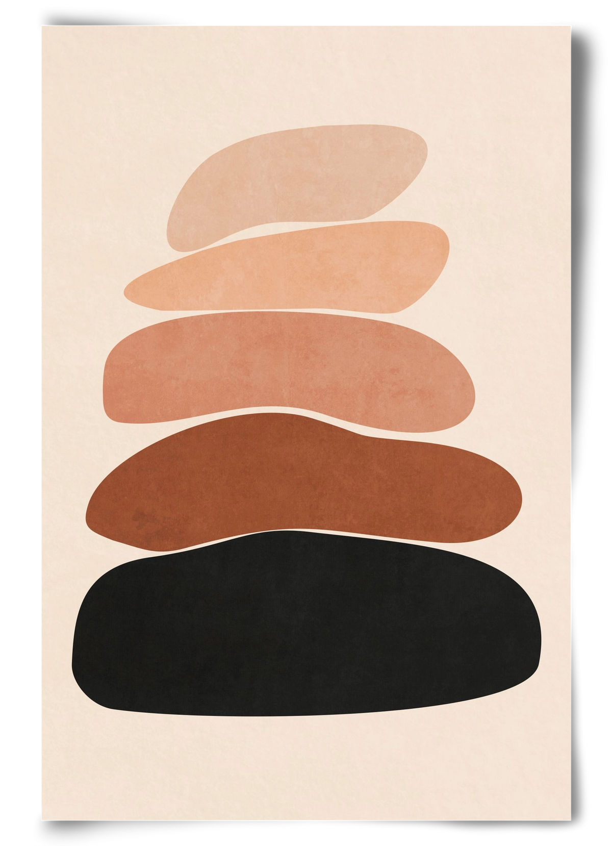 MINIMUM STONES 02 , 60x90 cm, Keret nélkül