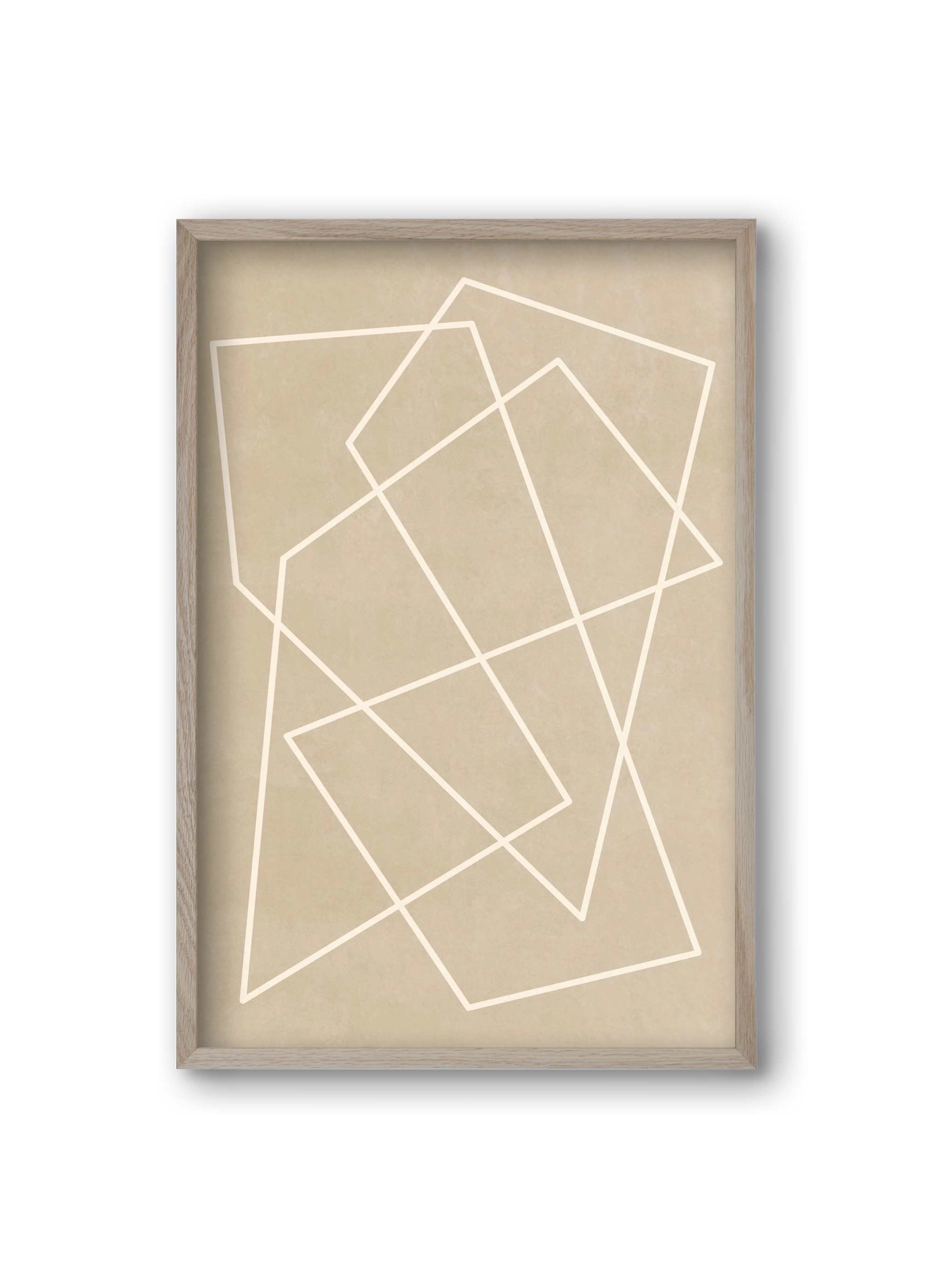 MINIMAL LINE 1, 20x30 cm (20x30 cm), Tölgy keret