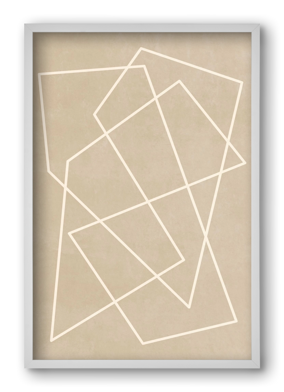 MINIMAL LINE 1, 40x60 cm (40x60 cm), Fehér keret