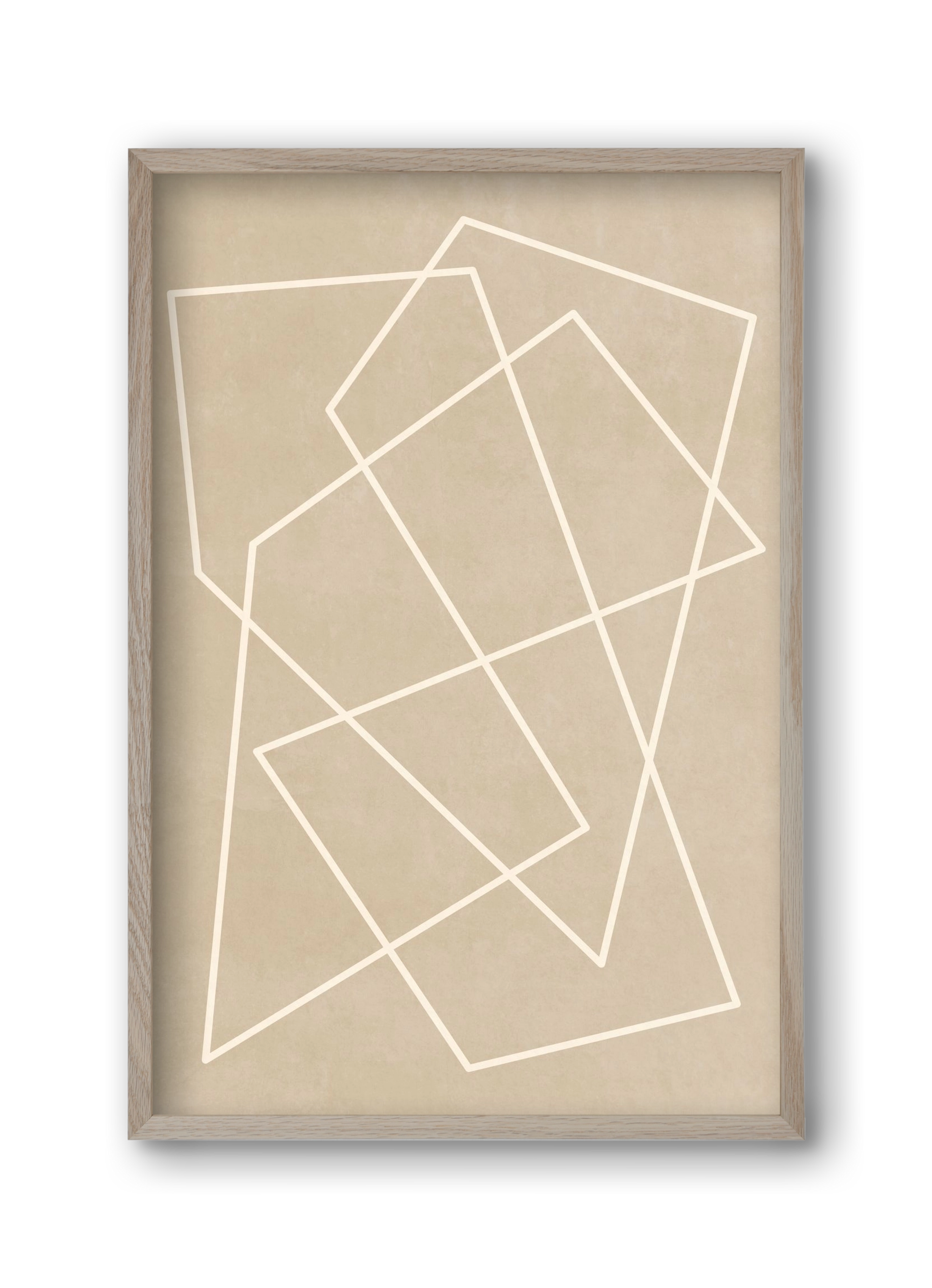 MINIMAL LINE 1, 30x45 cm (30x45 cm), Tölgy keret