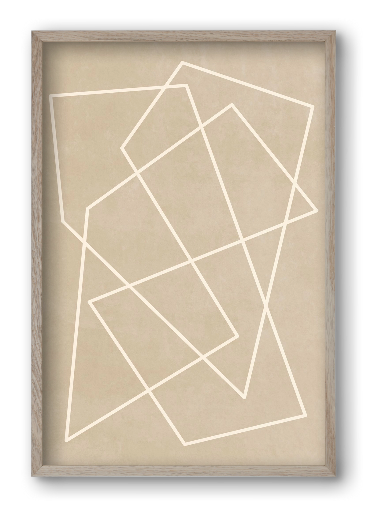 MINIMAL LINE 1, 40x60 cm (40x60 cm), Tölgy keret