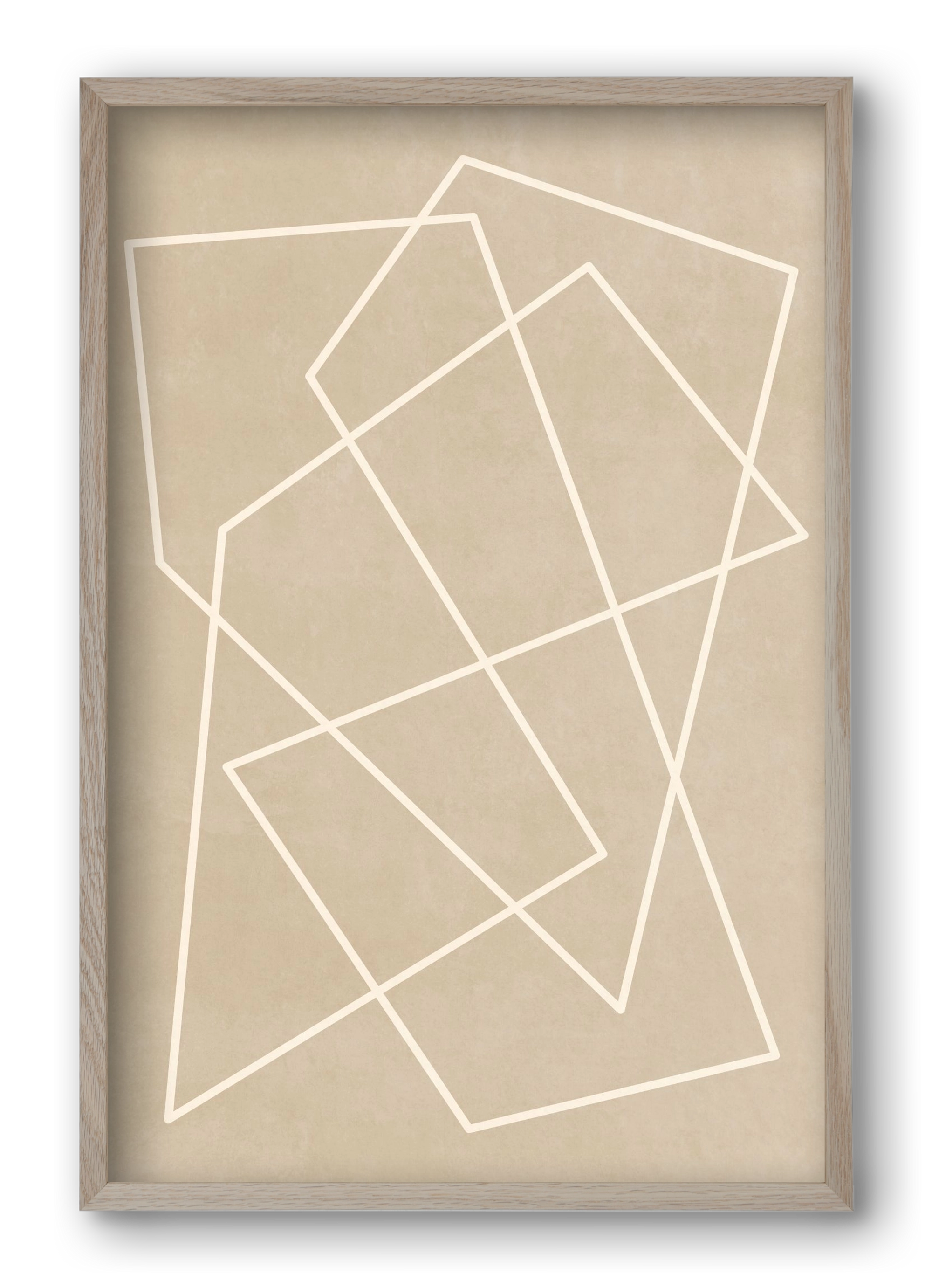 MINIMAL LINE 1, 40x60 cm (40x60 cm), Tölgy keret