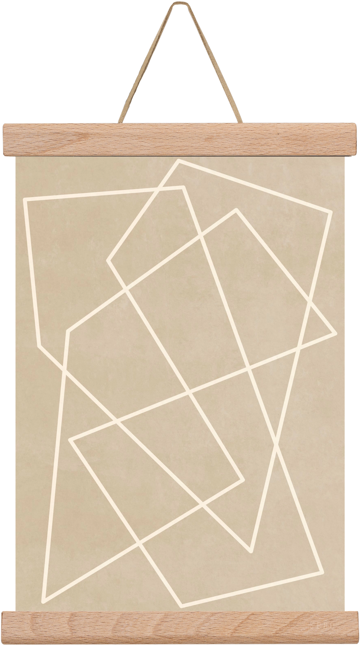 MINIMAL LINE 1, 20x30 cm (20x30 cm), Tölgy akasztó