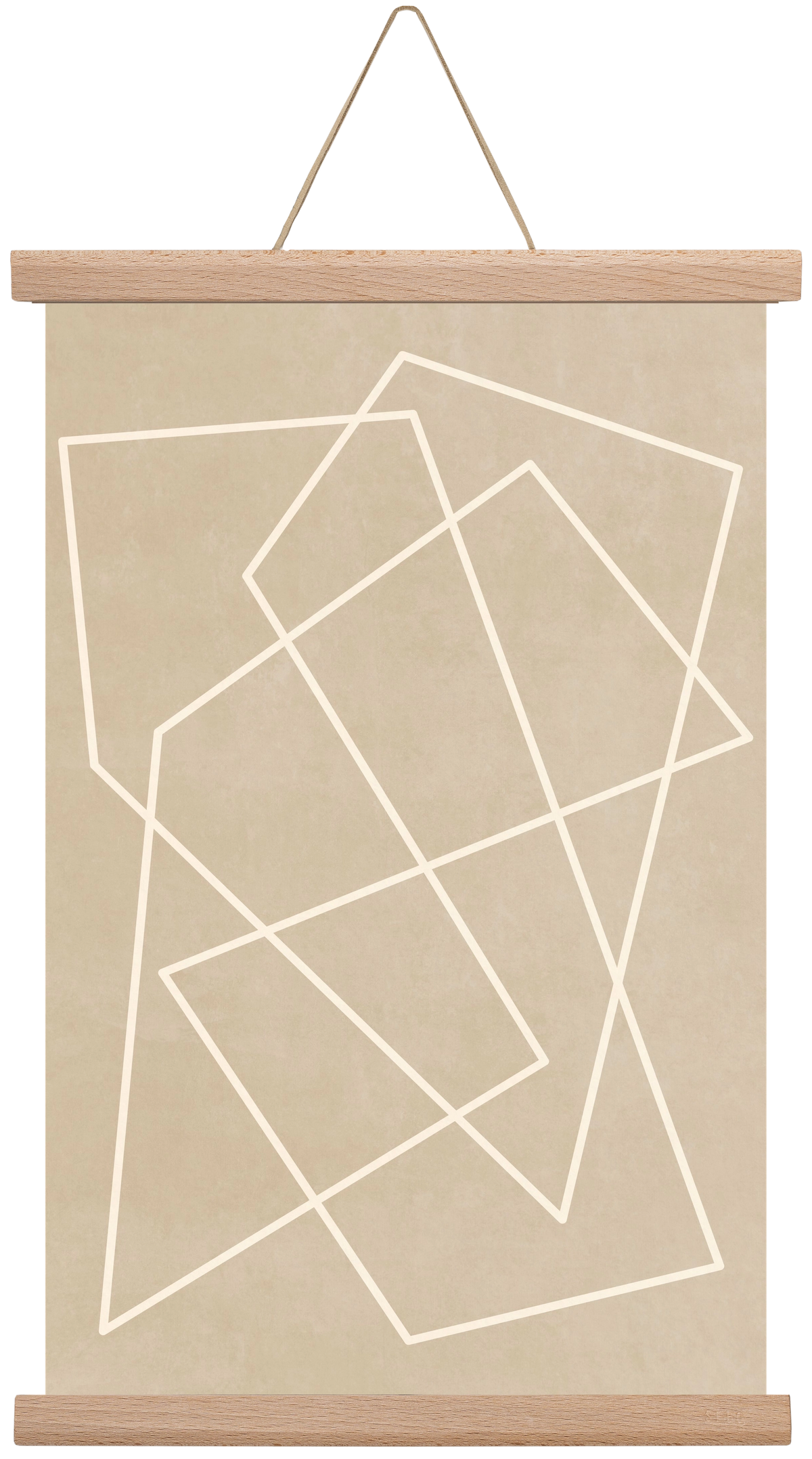 MINIMAL LINE 1, 30x45 cm (30x45 cm), Tölgy akasztó