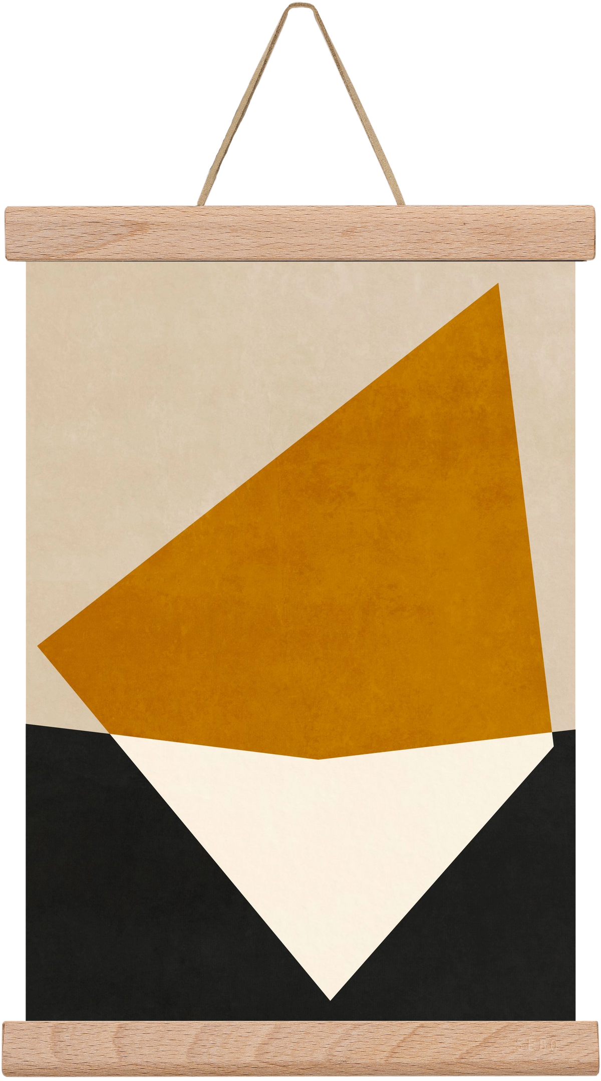 ABSTRACT ART 02, 20x30 cm (20x30 cm), Tölgy akasztó