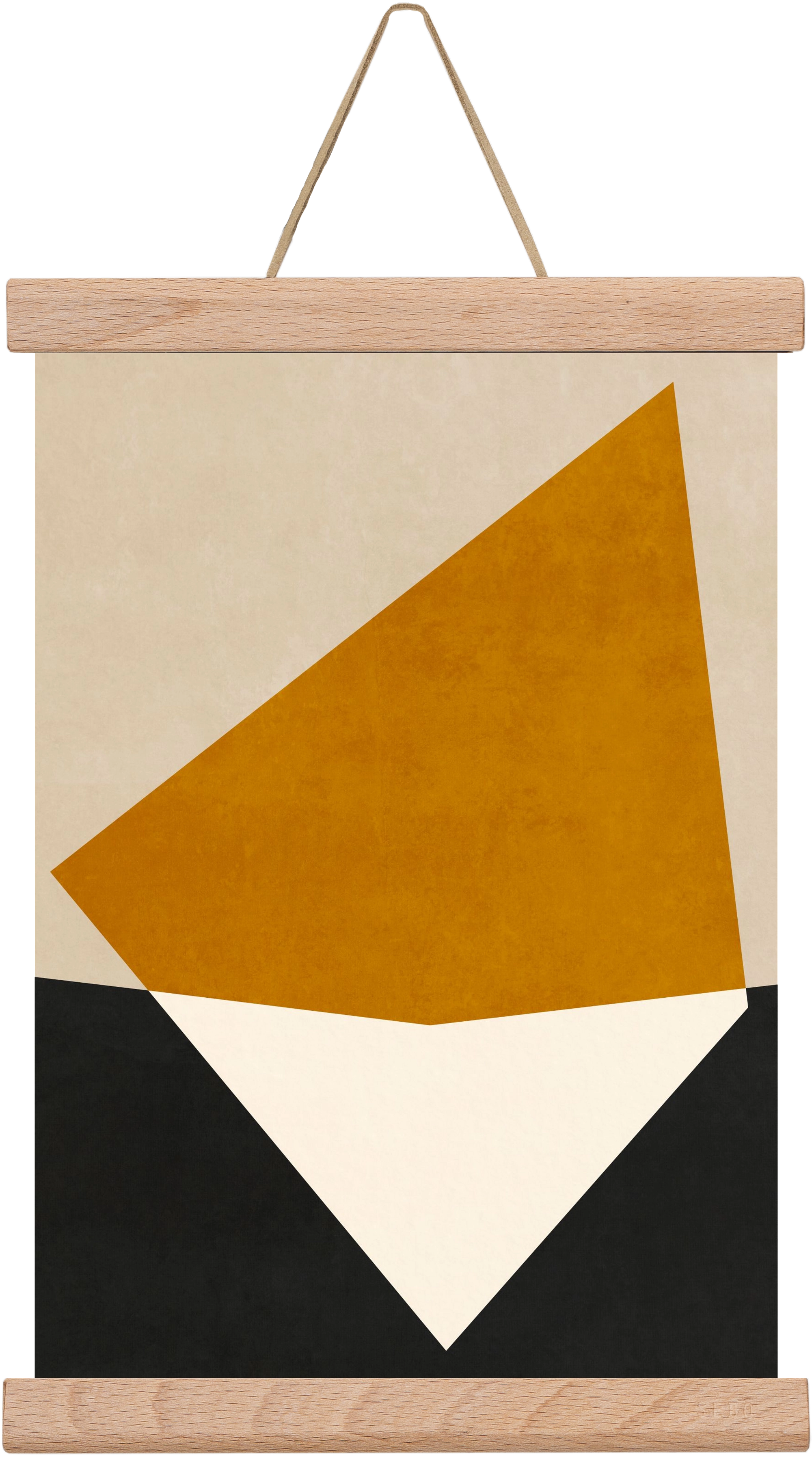 ABSTRACT ART 02, 20x30 cm (20x30 cm), Tölgy akasztó