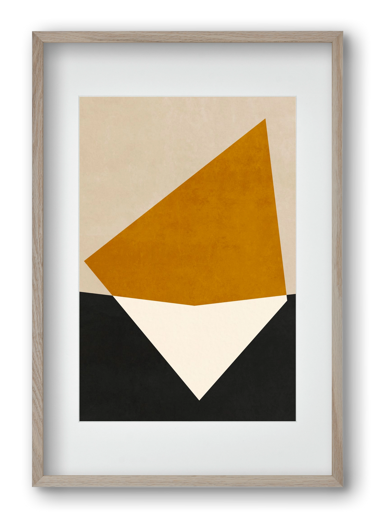 ABSTRACT ART 02, 40x60 cm (30x45 cm), Tölgy keret, paszpartuval