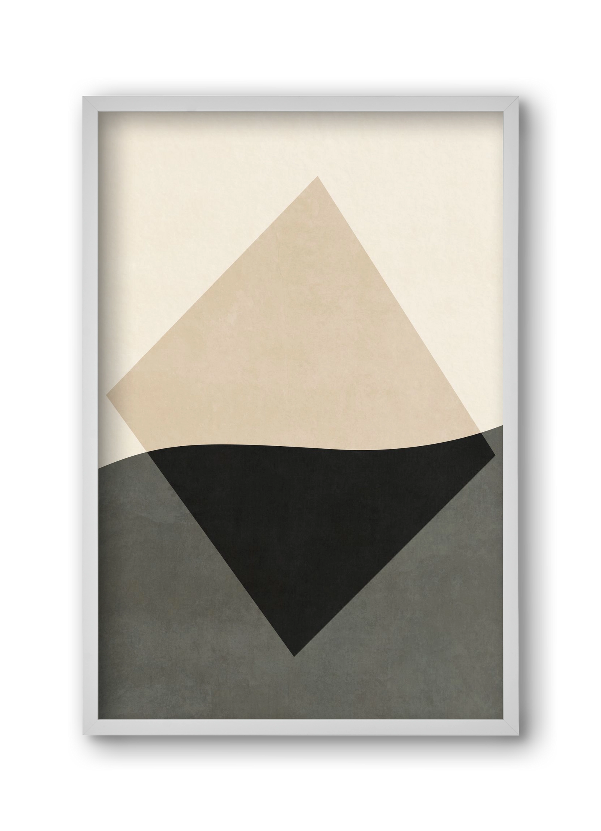 MINIMAL GEOMETRIES 01 , 30x45 cm (30x45 cm), Fehér keret