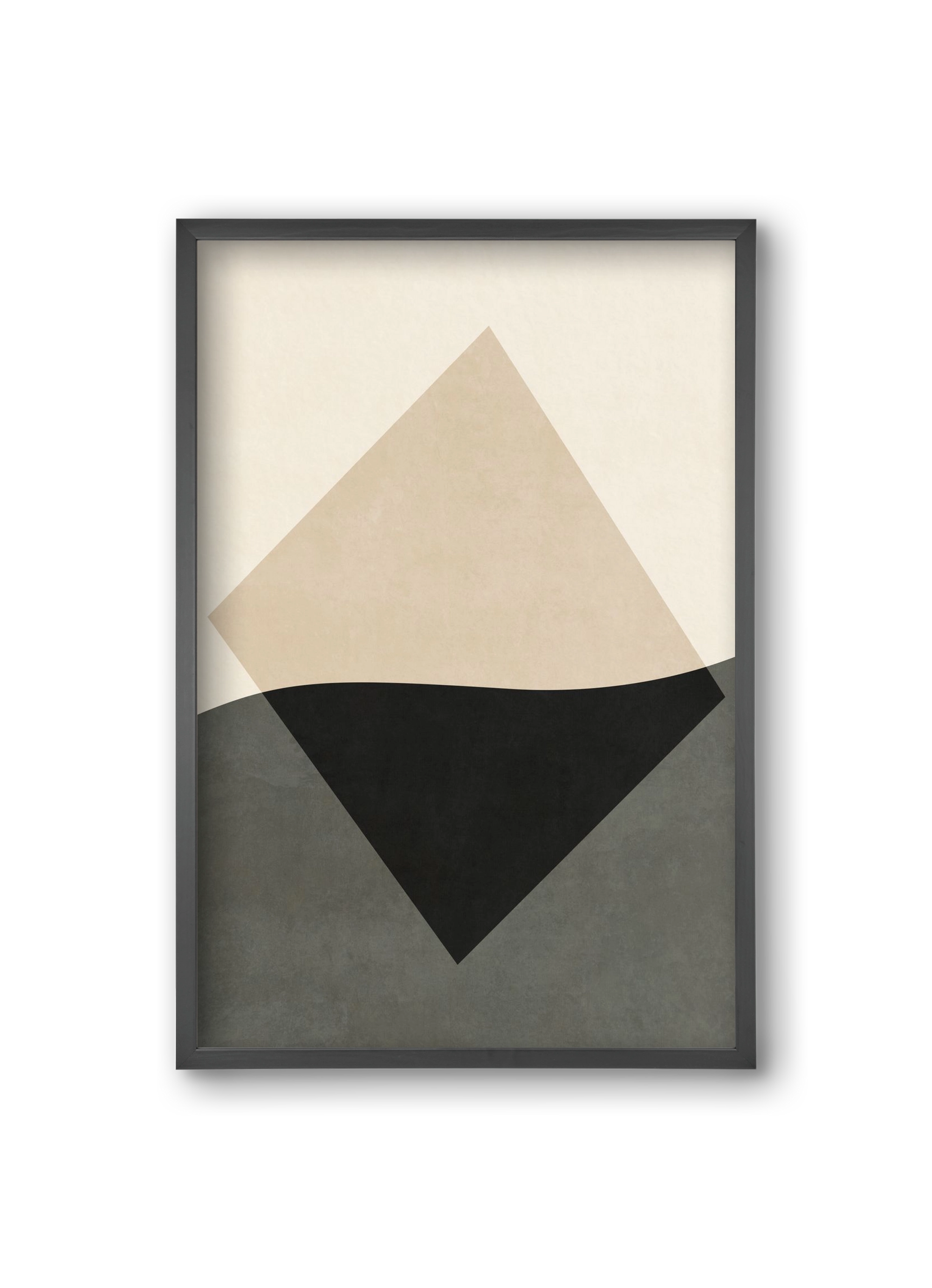 MINIMAL GEOMETRIES 01 , 20x30 cm (20x30 cm), Fekete keret