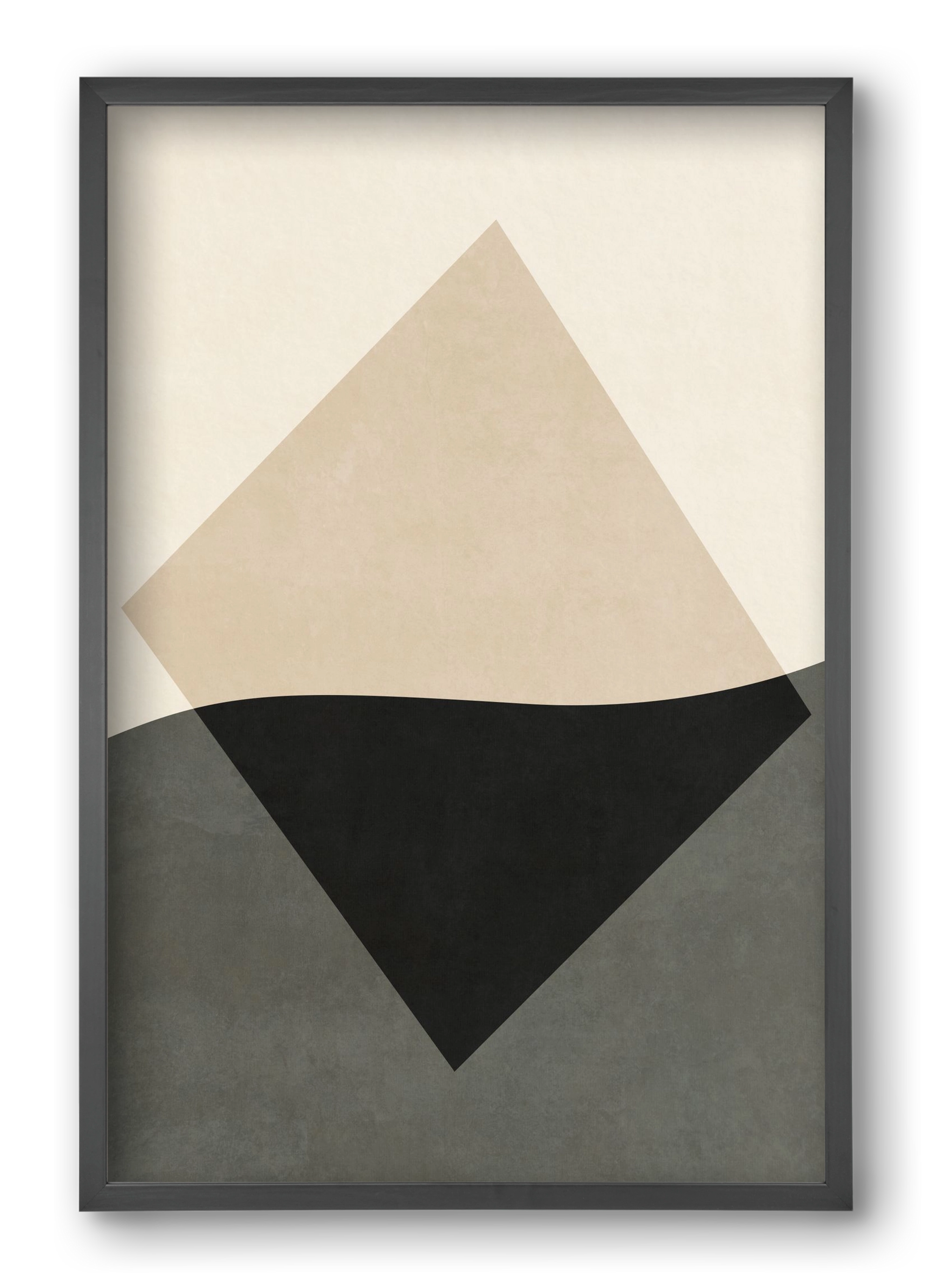 MINIMAL GEOMETRIES 01 , 40x60 cm (40x60 cm), Fekete keret