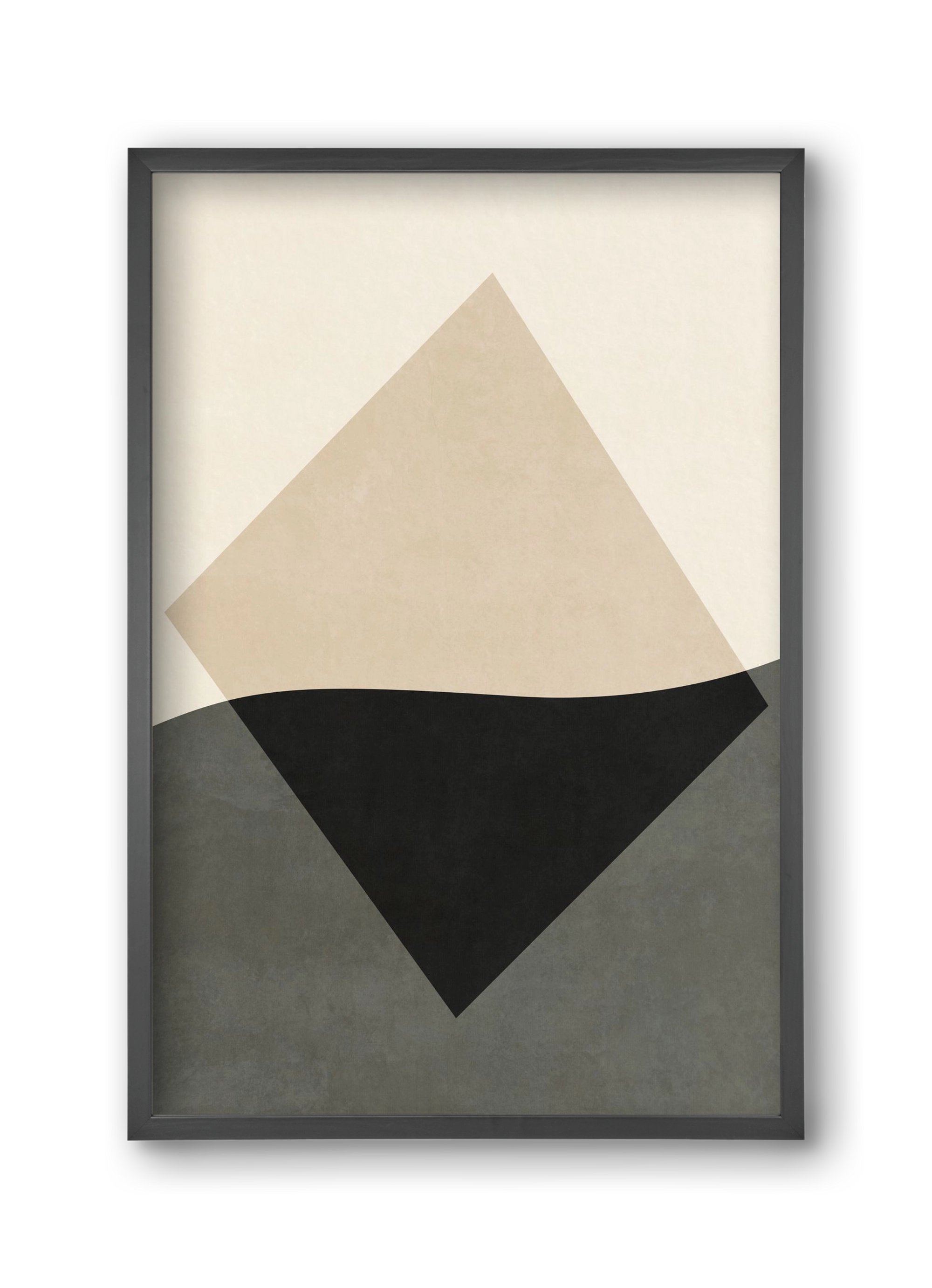 MINIMAL GEOMETRIES 01 , 30x45 cm (30x45 cm), Fekete keret