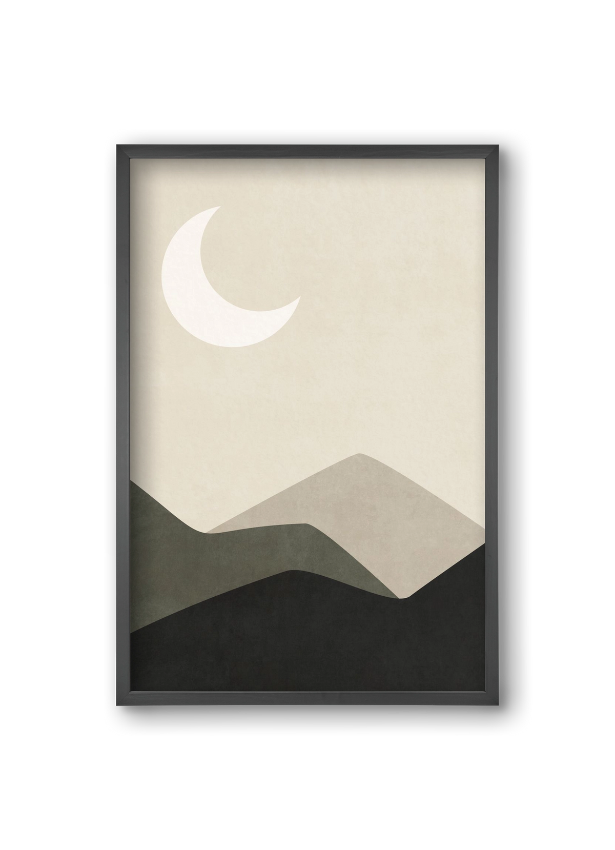 MINIMAL LANDSCAPE 01, 20x30 cm (20x30 cm), Fekete keret