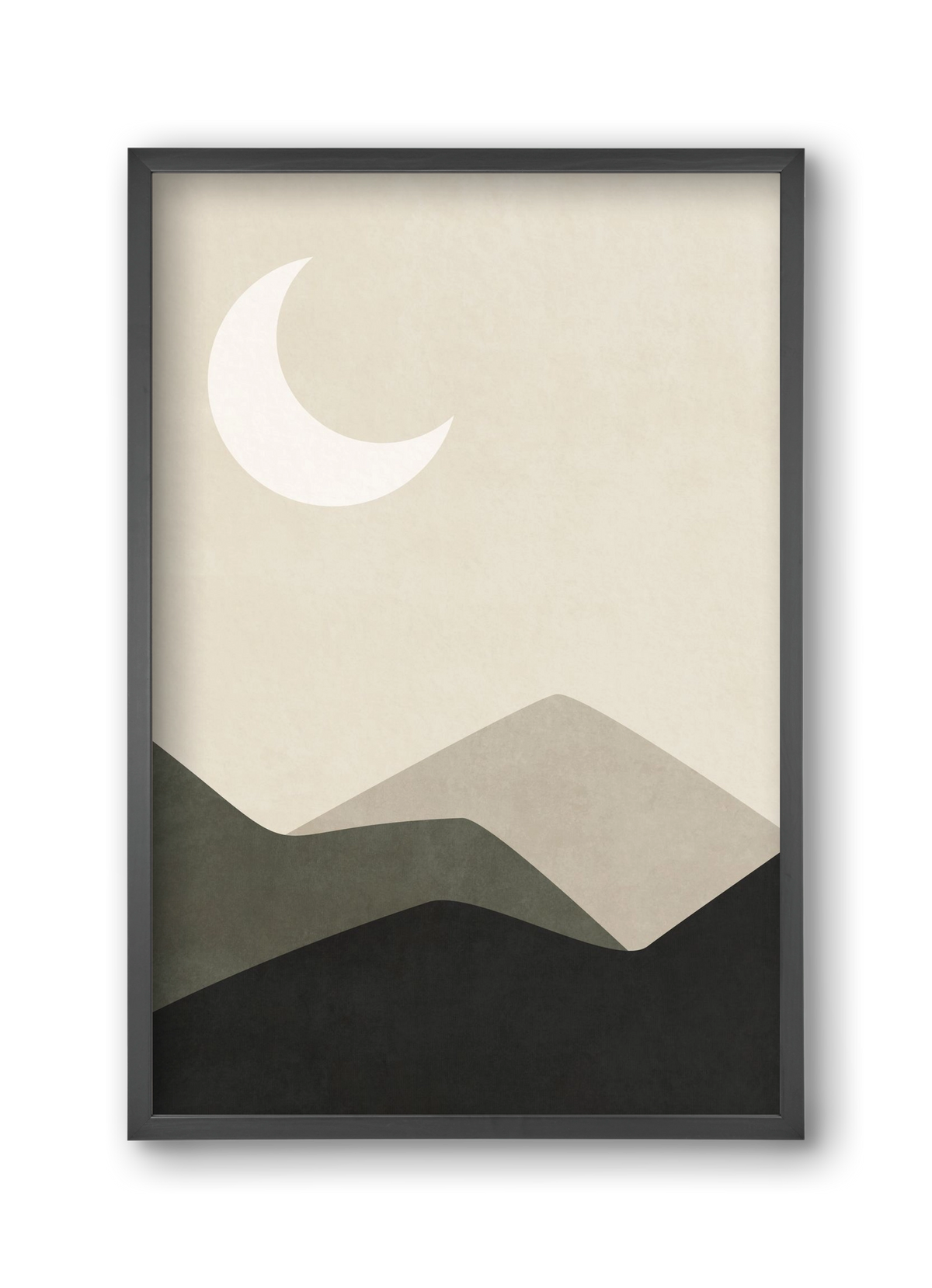 MINIMAL LANDSCAPE 01, 30x45 cm (30x45 cm), Fekete keret