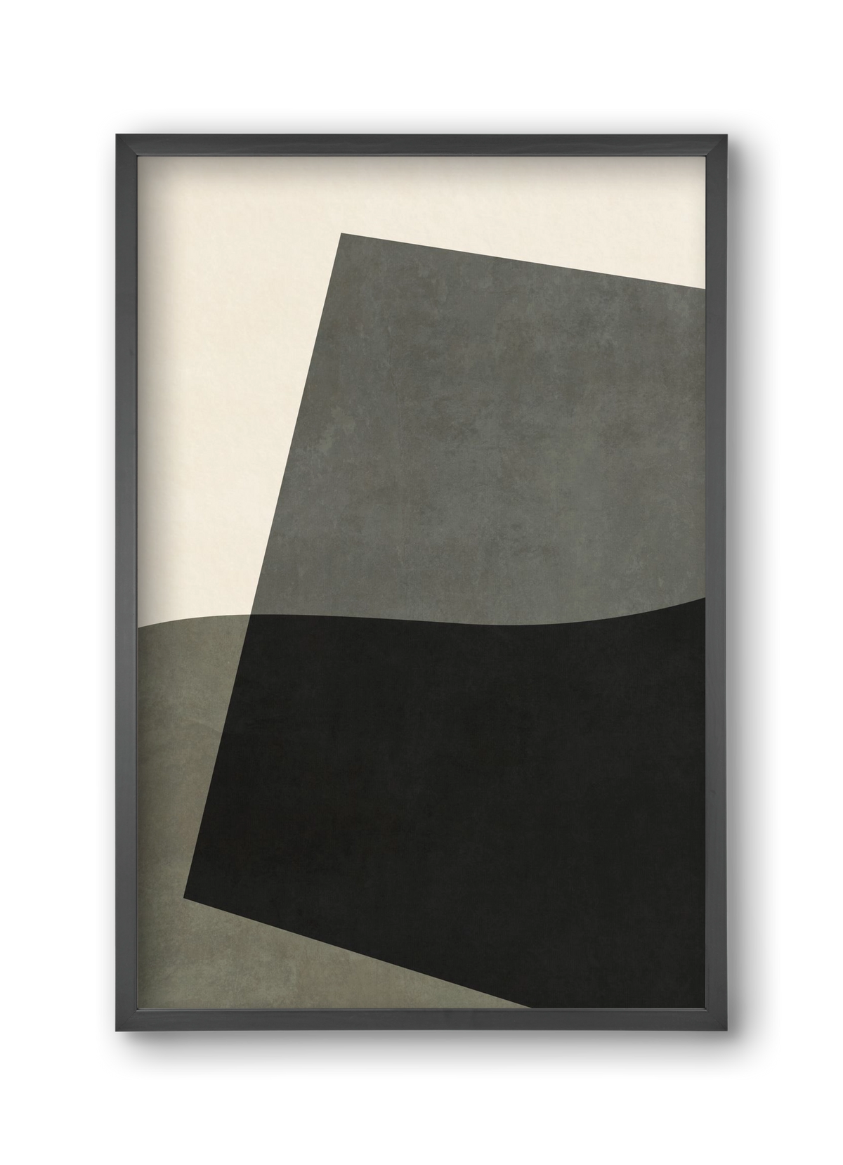 MINIMAL GEOMETRIES 03, 30x45 cm (30x45 cm), Fekete keret