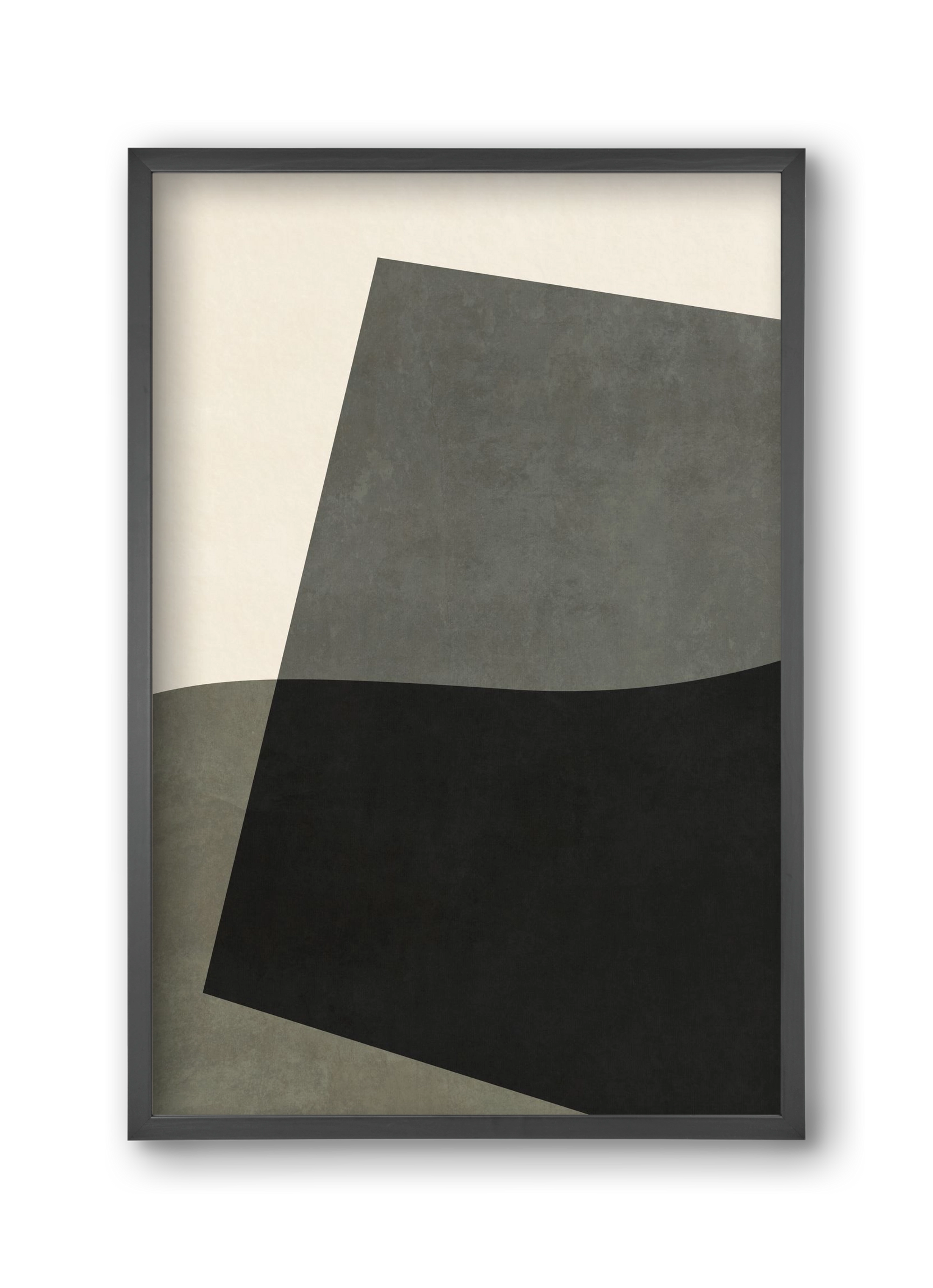 MINIMAL GEOMETRIES 03, 30x45 cm (30x45 cm), Fekete keret