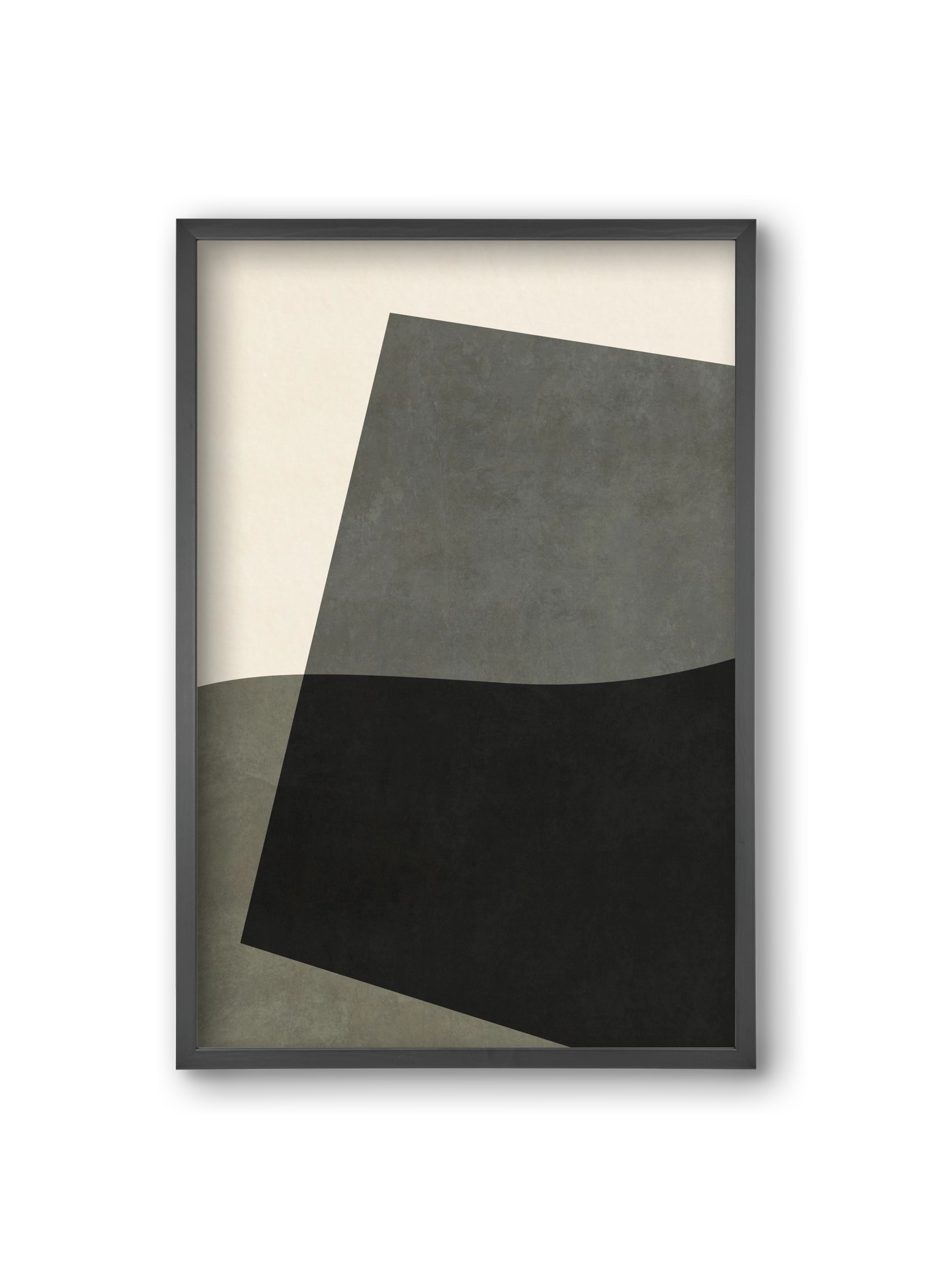 MINIMAL GEOMETRIES 03, 20x30 cm (20x30 cm), Fekete keret