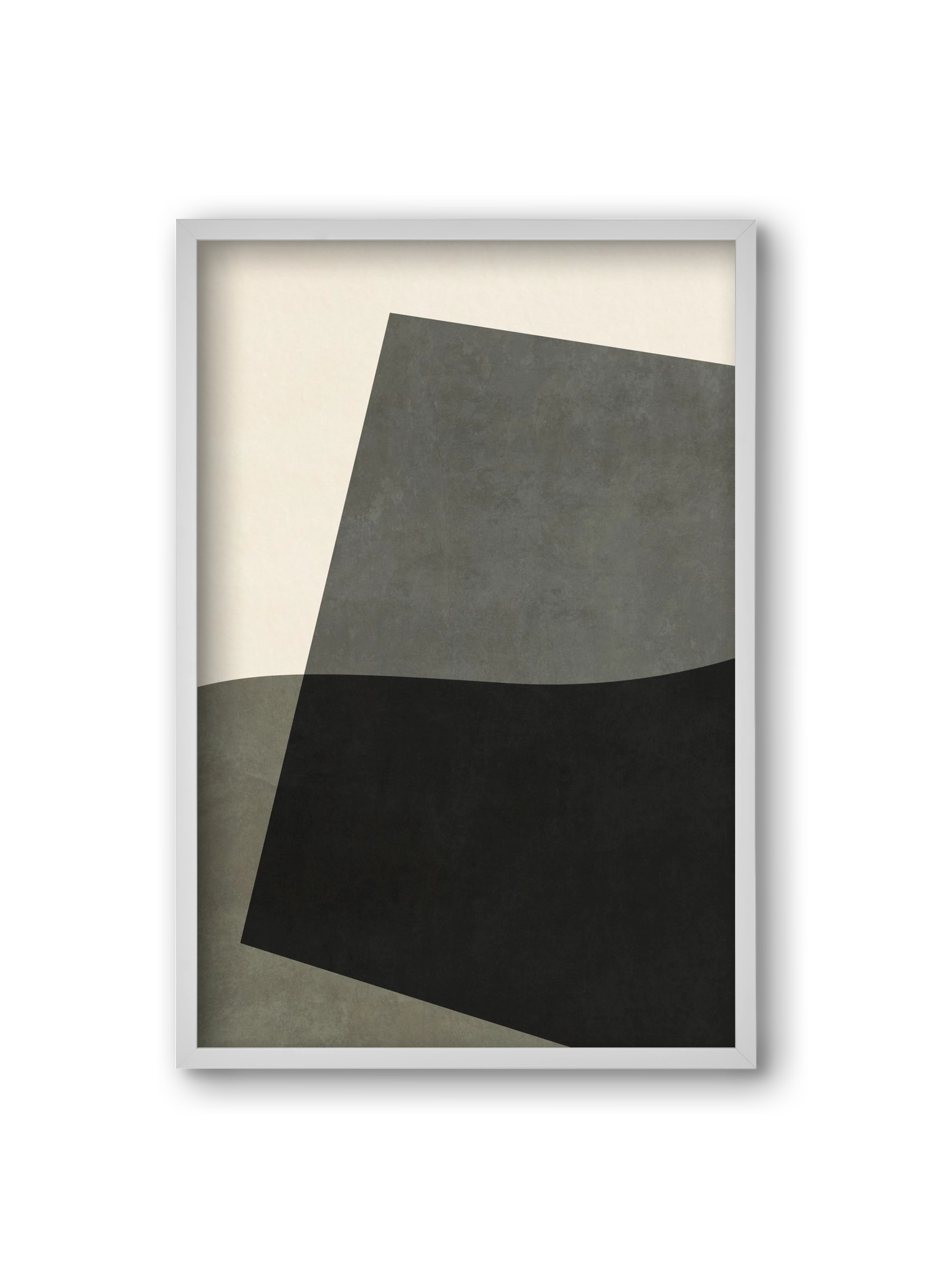 MINIMAL GEOMETRIES 03, 20x30 cm (20x30 cm), Fehér keret