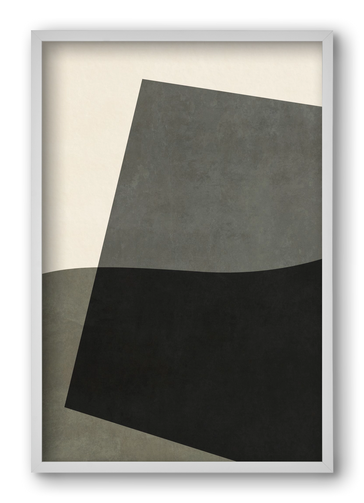 MINIMAL GEOMETRIES 03, 40x60 cm (40x60 cm), Fehér keret