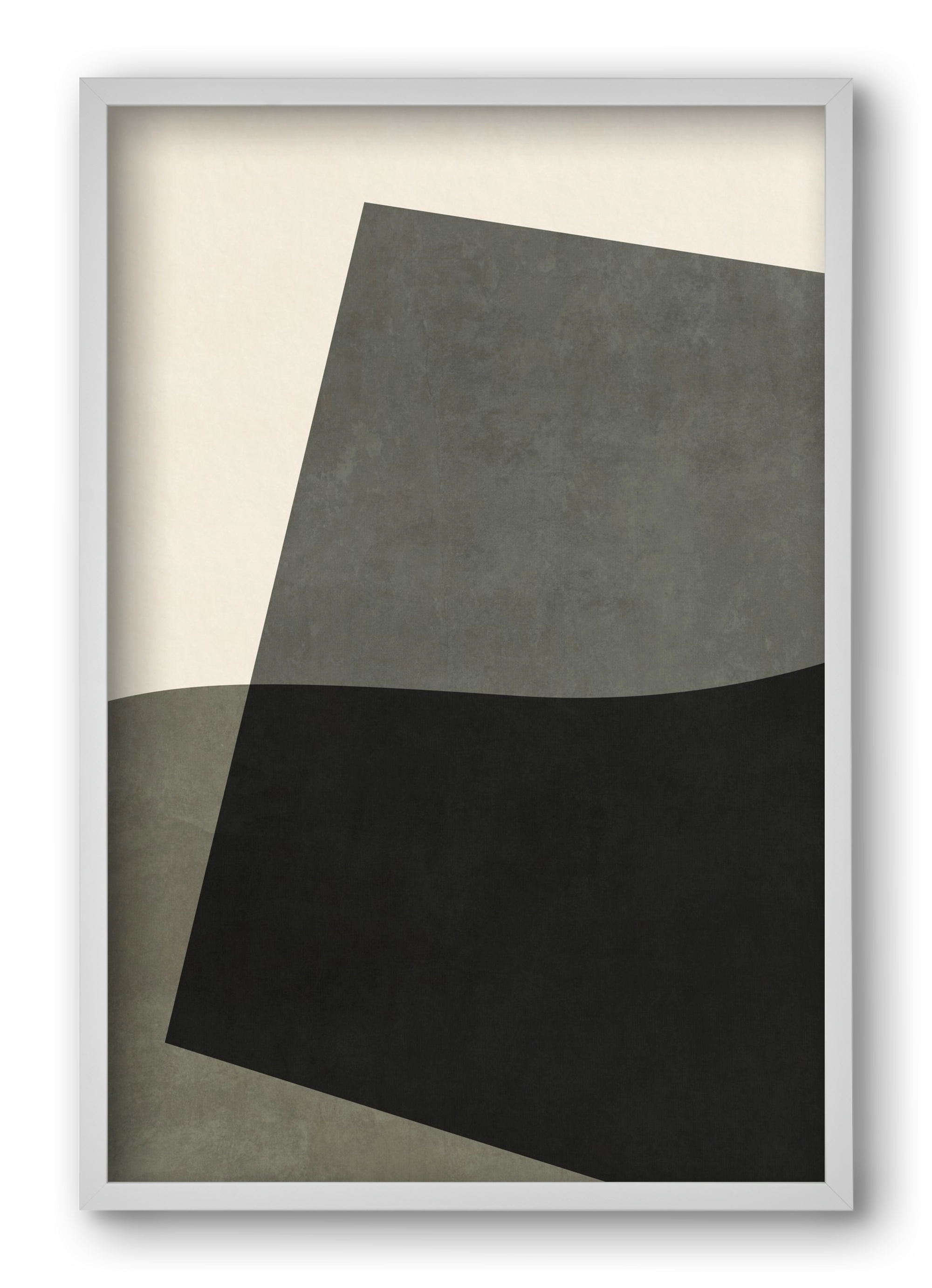 MINIMAL GEOMETRIES 03, 40x60 cm (40x60 cm), Fehér keret