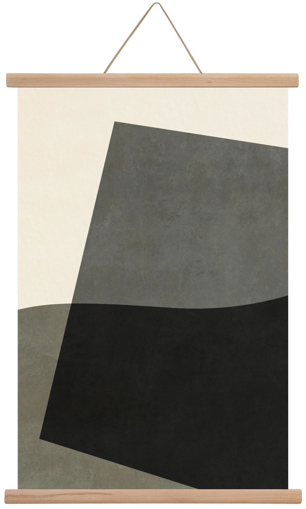 MINIMAL GEOMETRIES 03, 40x60 cm (40x60 cm), Tölgy akasztó