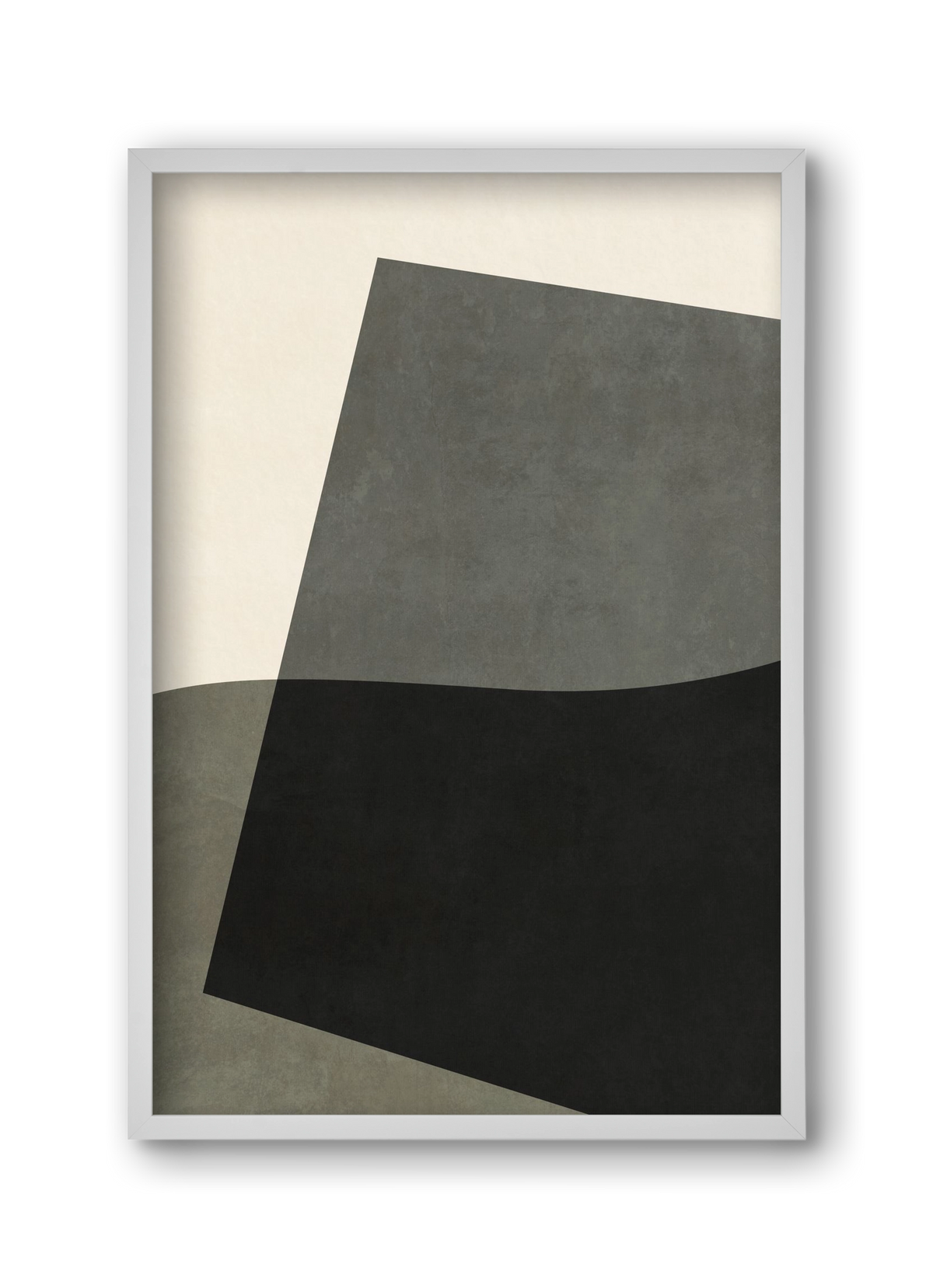 MINIMAL GEOMETRIES 03, 30x45 cm (30x45 cm), Fehér keret