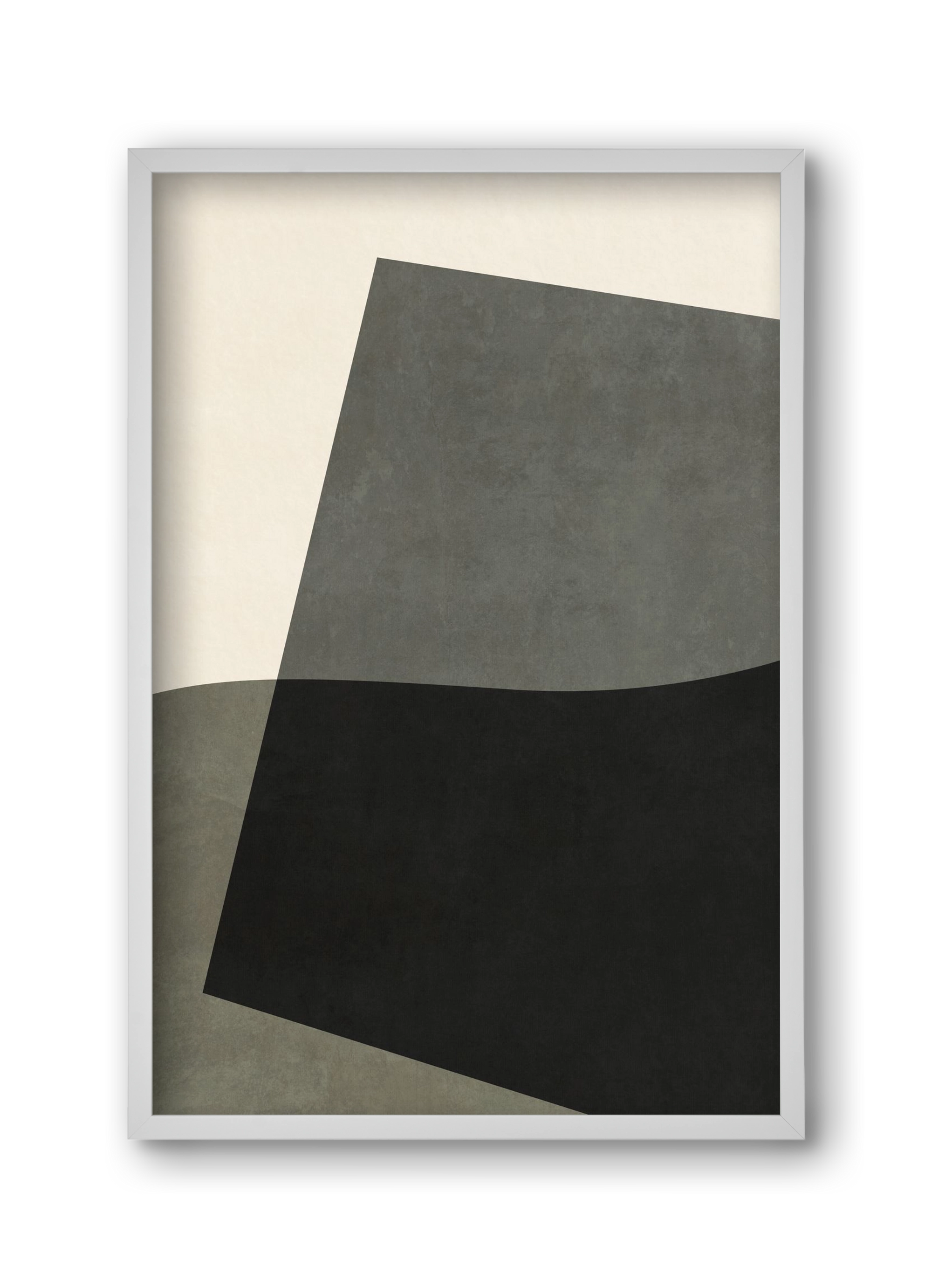 MINIMAL GEOMETRIES 03, 30x45 cm (30x45 cm), Fehér keret