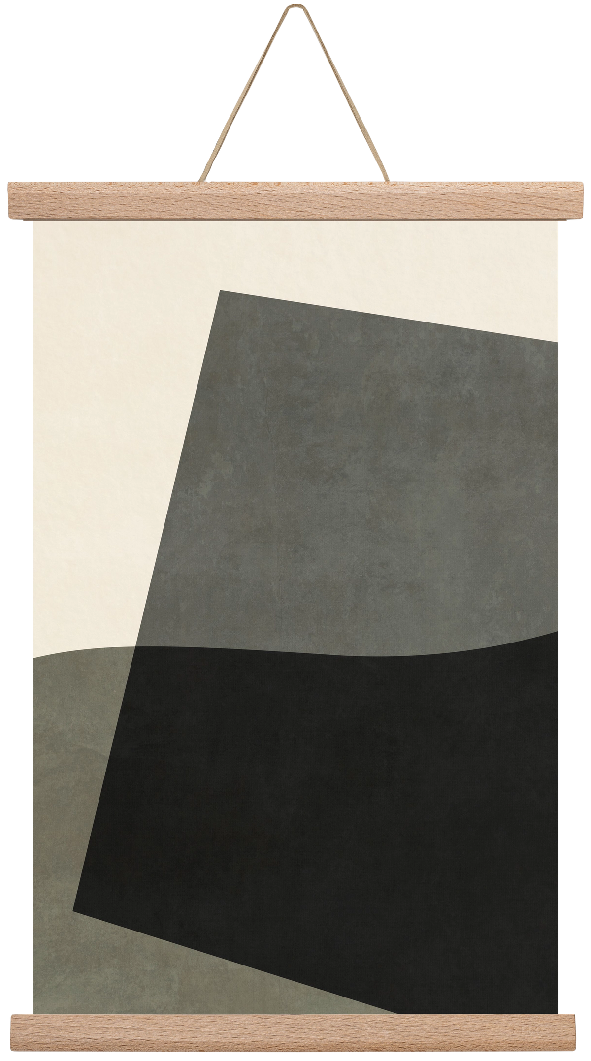 MINIMAL GEOMETRIES 03, 30x45 cm (30x45 cm), Tölgy akasztó