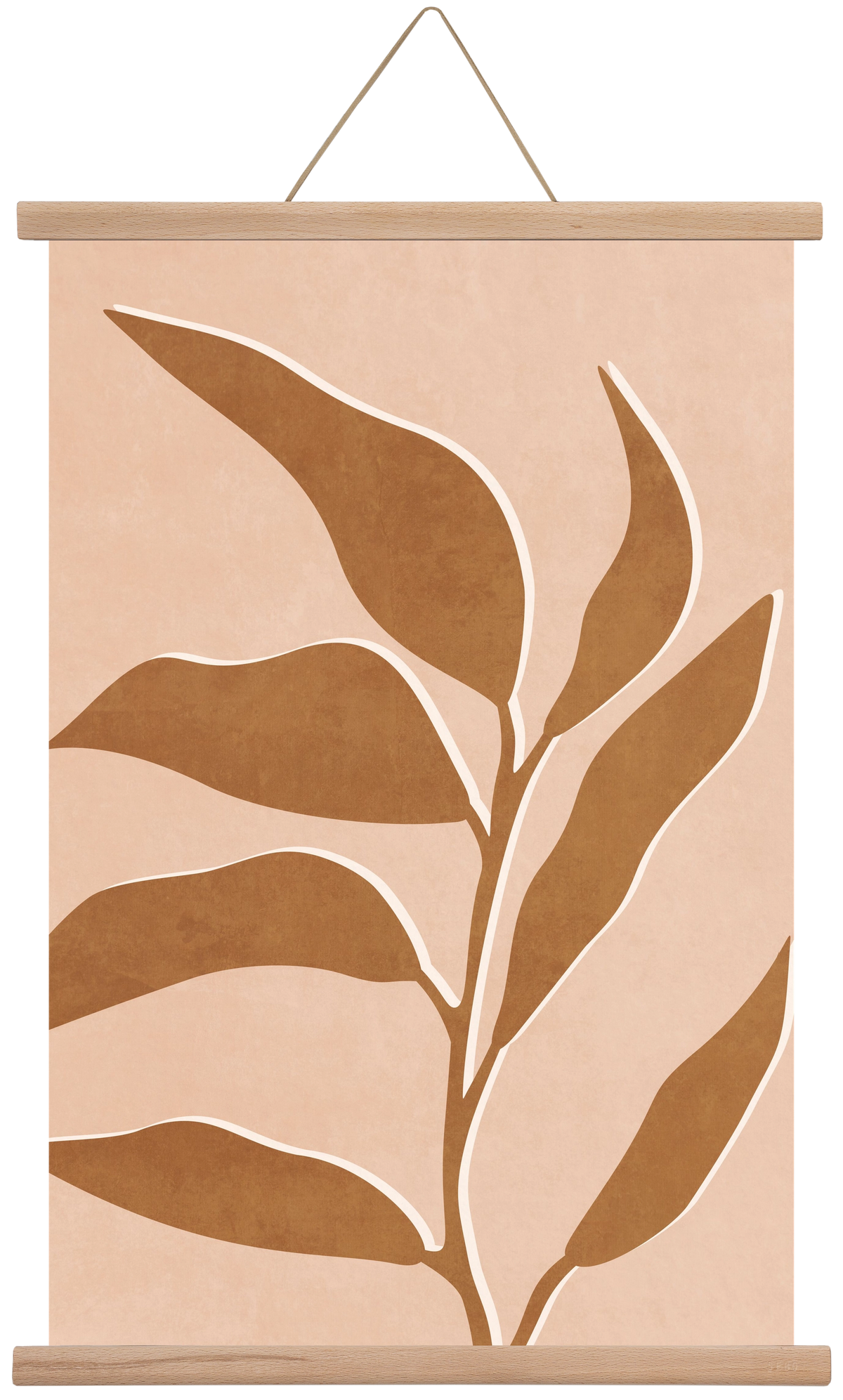 MINIMUM LEAF 01 , 40x60 cm (40x60 cm), Tölgy akasztó