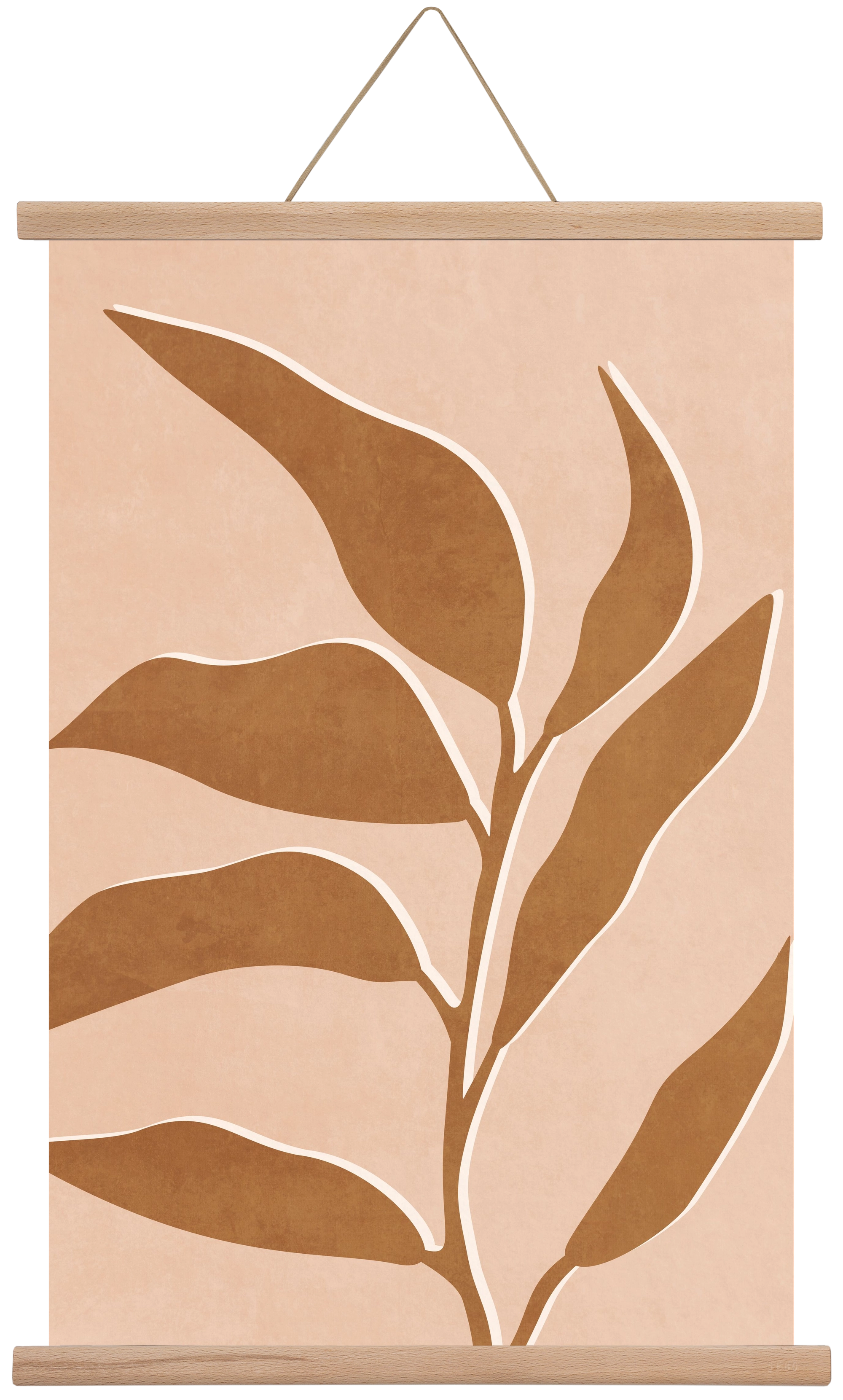 MINIMUM LEAF 01 , 40x60 cm (40x60 cm), Tölgy akasztó