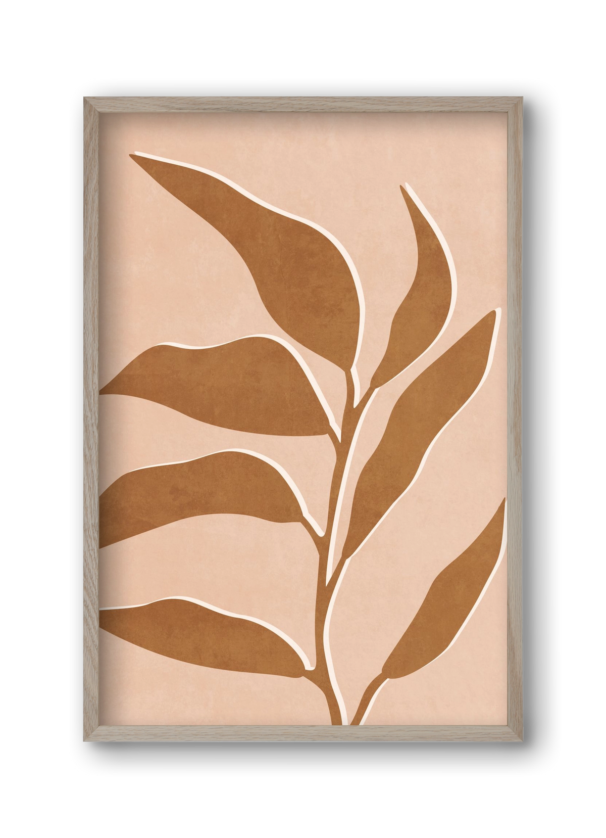 MINIMUM LEAF 01 , 30x45 cm (30x45 cm), Tölgy keret