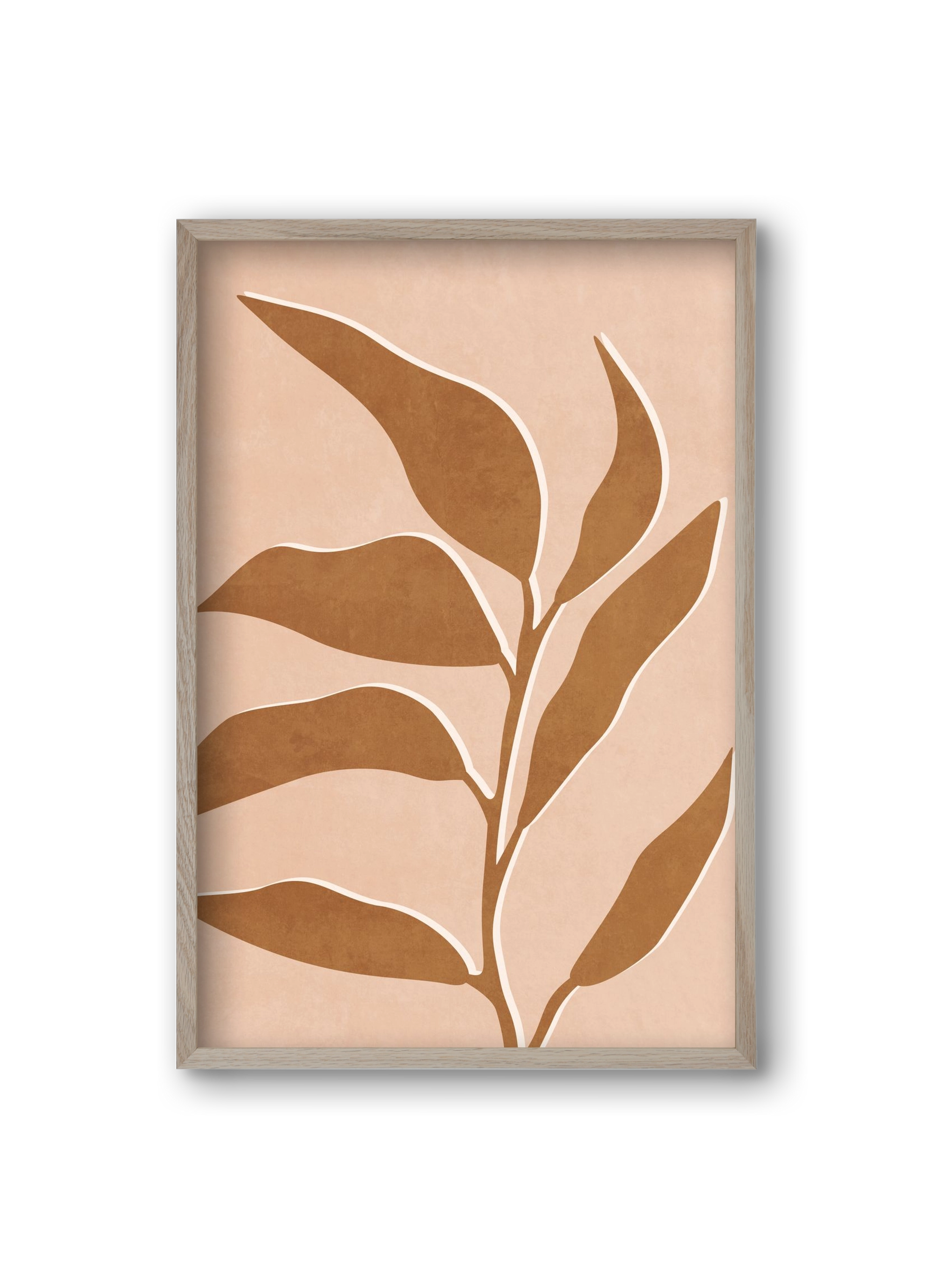 MINIMUM LEAF 01 , 20x30 cm (20x30 cm), Tölgy keret