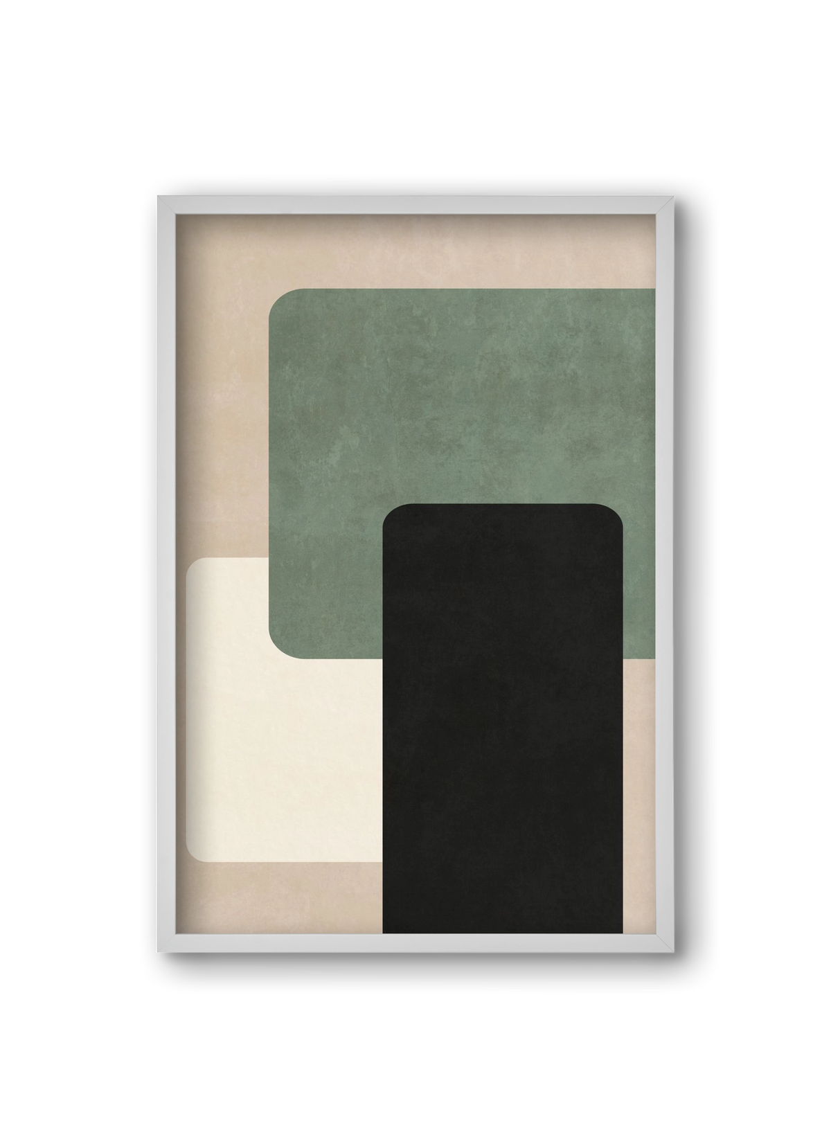 MINIMUM GEOMETRIES 03, 20x30 cm (20x30 cm), Fehér keret