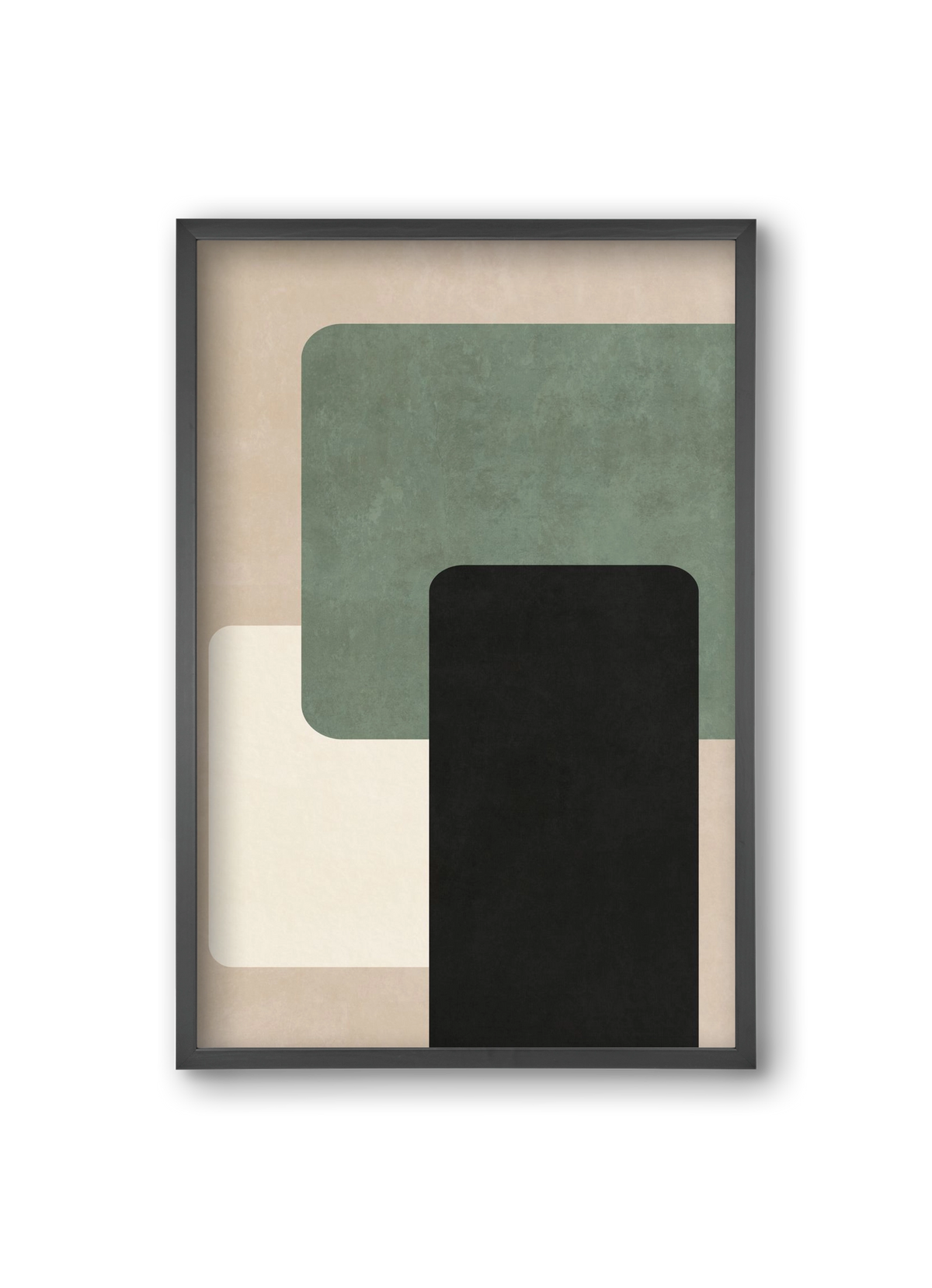 MINIMUM GEOMETRIES 03, 20x30 cm (20x30 cm), Fekete keret