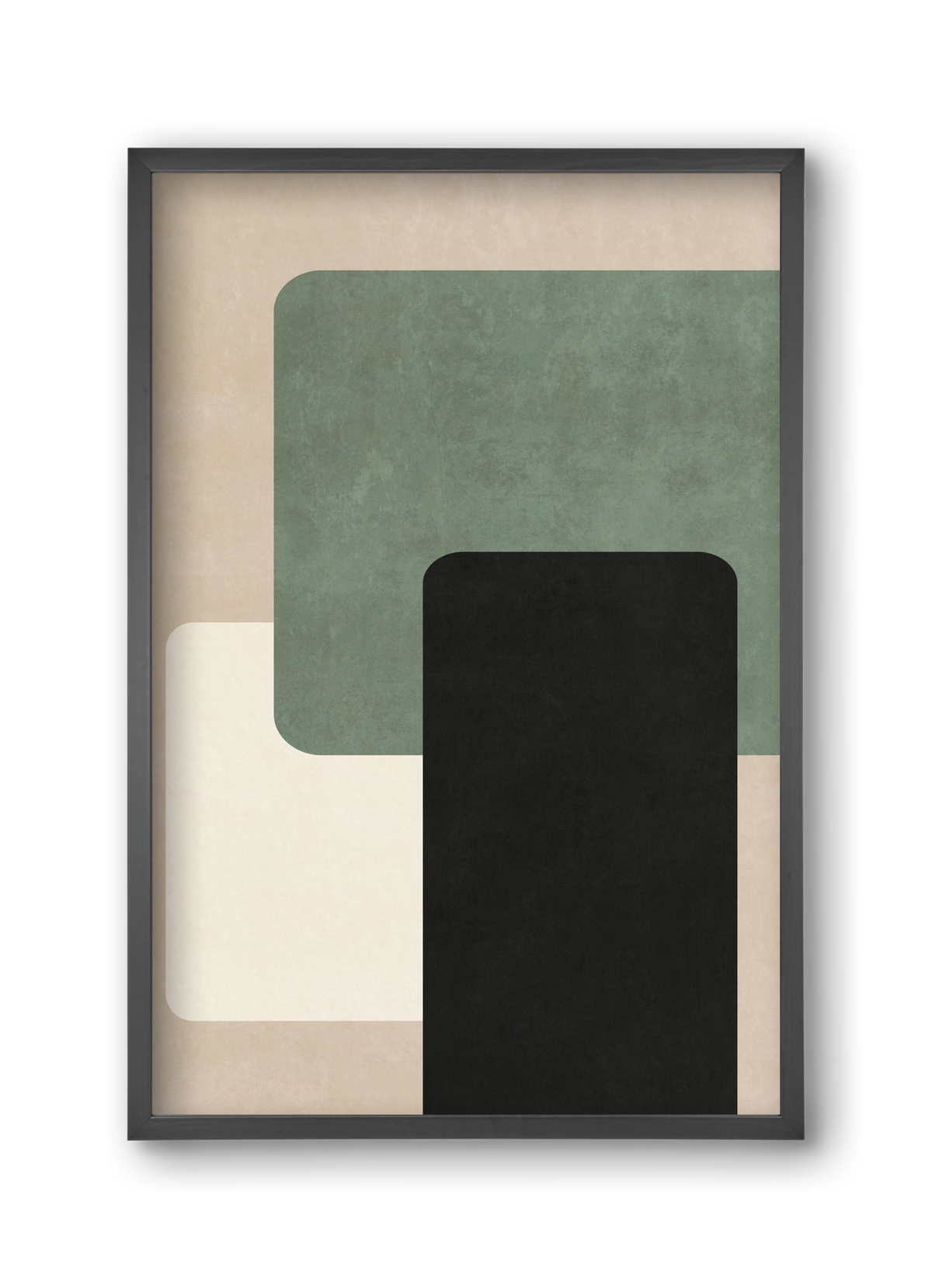 MINIMUM GEOMETRIES 03, 30x45 cm (30x45 cm), Fekete keret