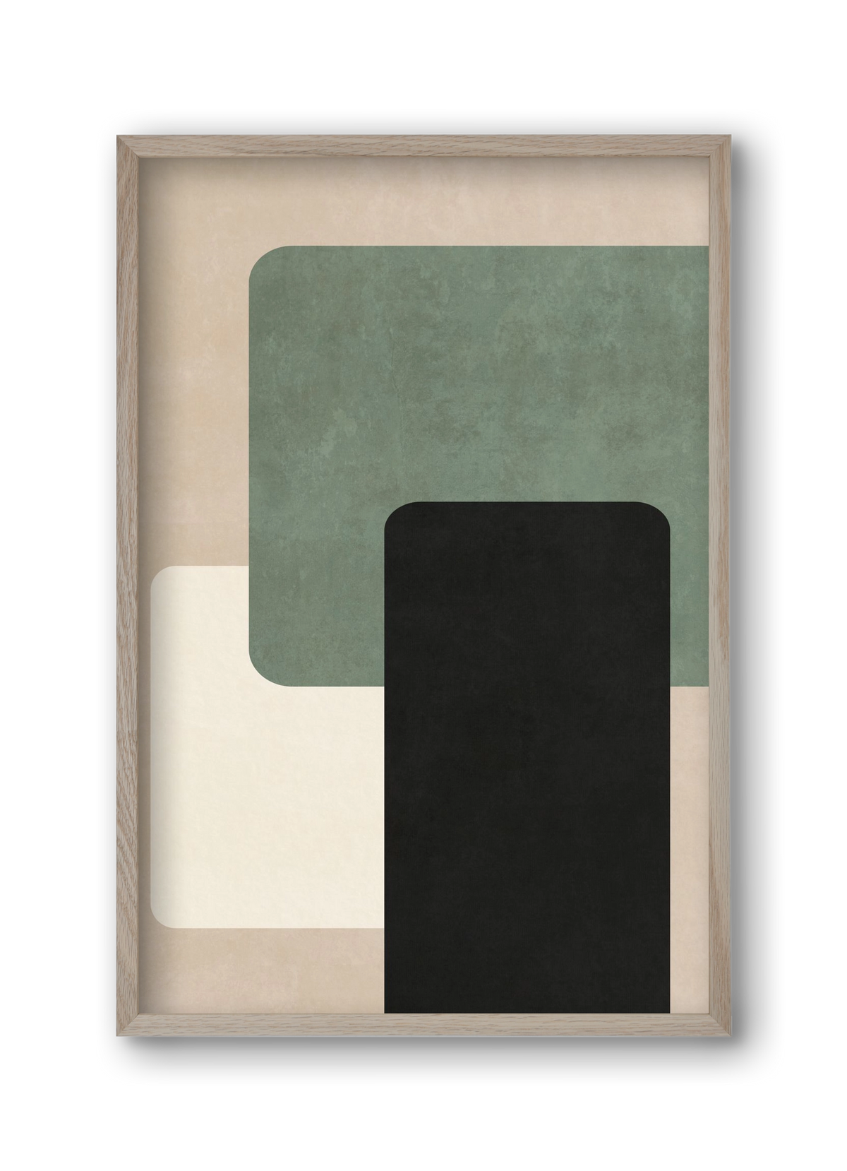 MINIMUM GEOMETRIES 03, 30x45 cm (30x45 cm), Tölgy keret