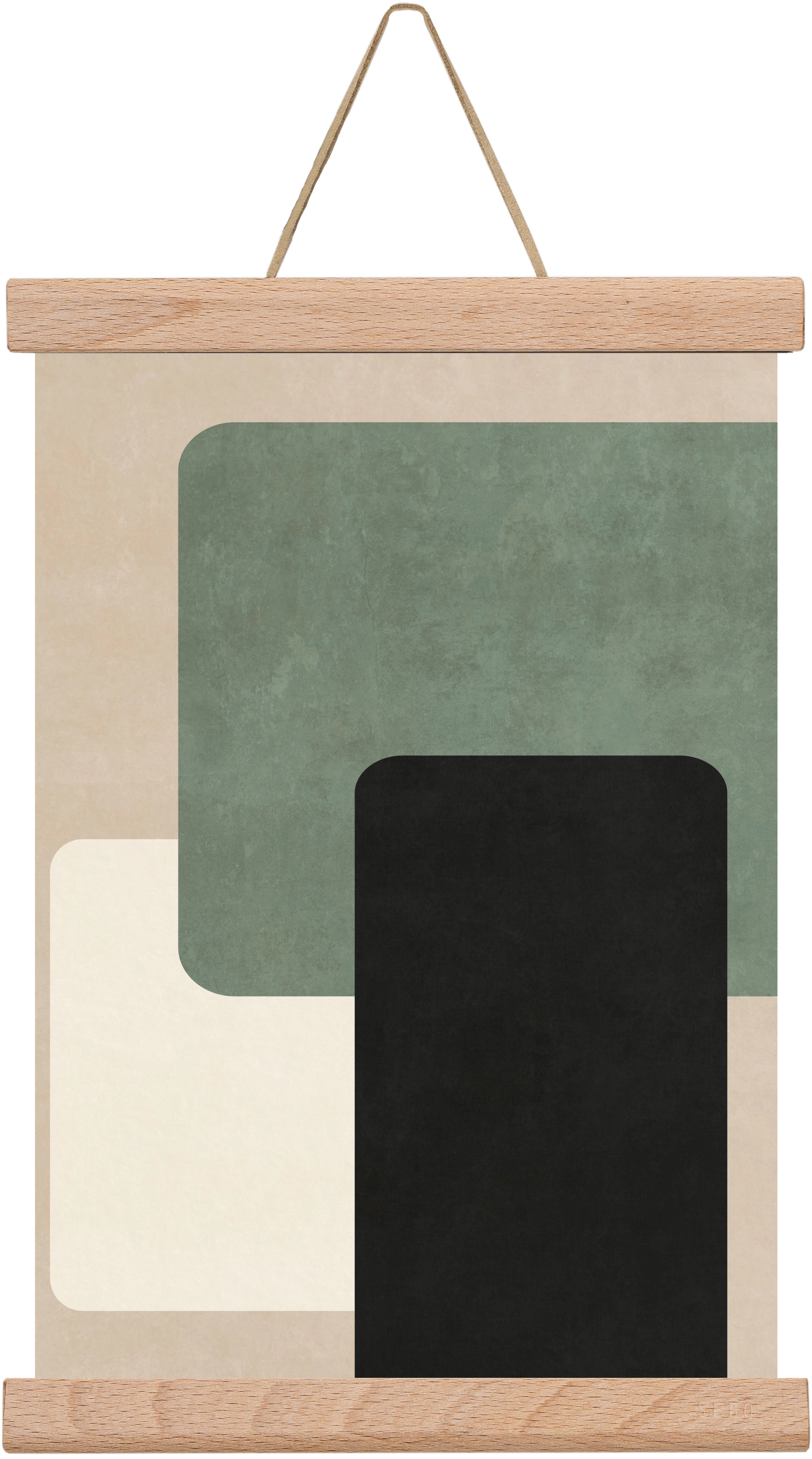 MINIMUM GEOMETRIES 03, 20x30 cm (20x30 cm), Tölgy akasztó