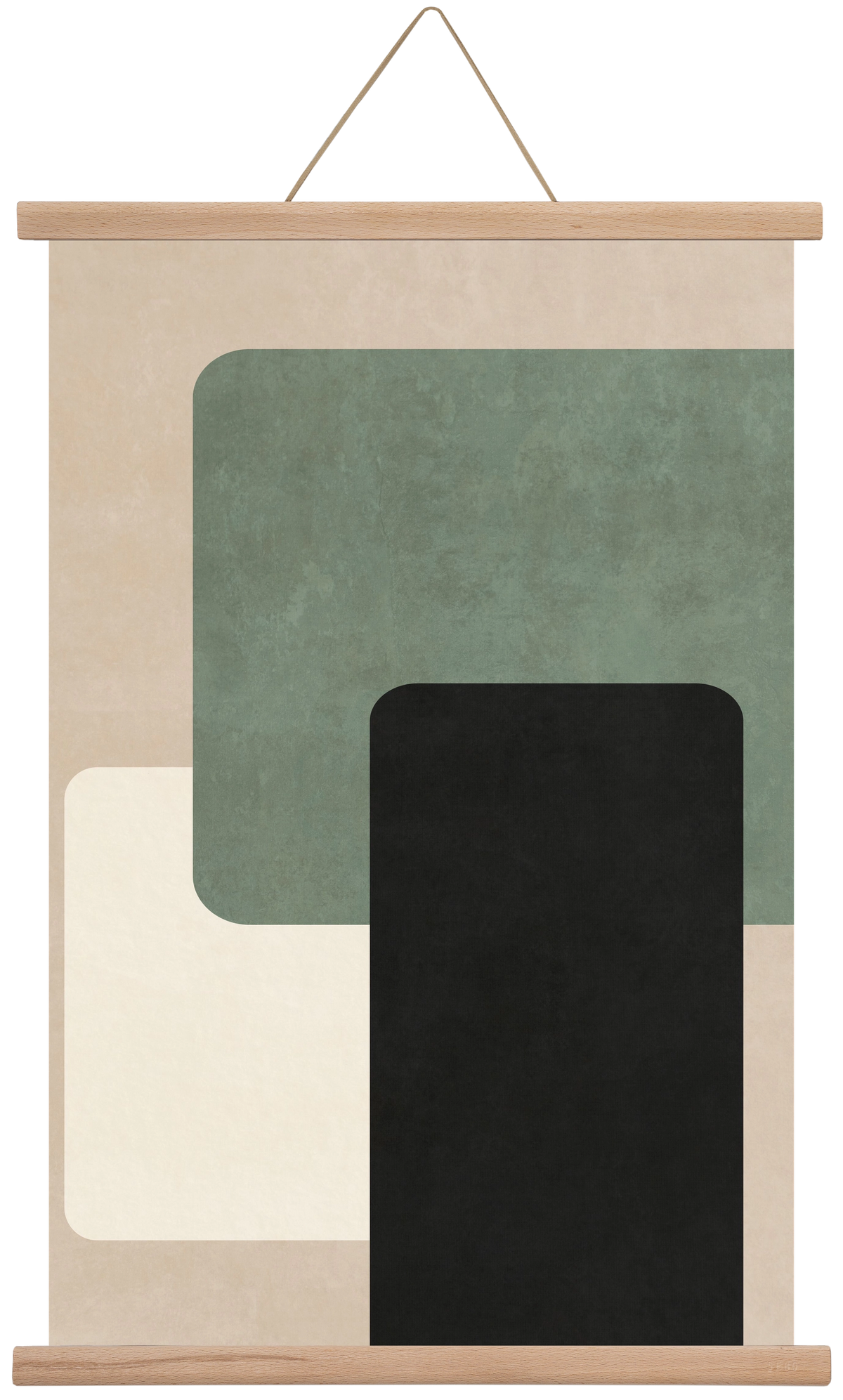 MINIMUM GEOMETRIES 03, 40x60 cm (40x60 cm), Tölgy akasztó