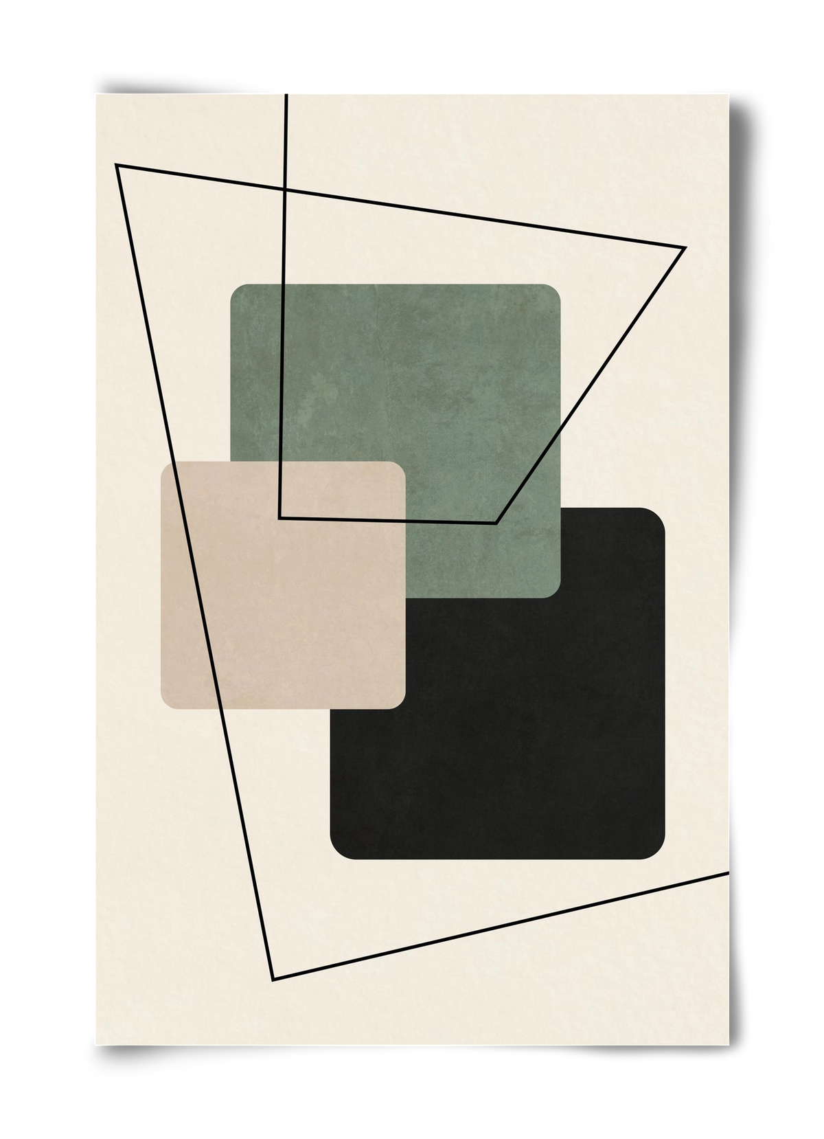 MINIMUM GEOMETRIES 01, 40x60 cm, Keret nélkül