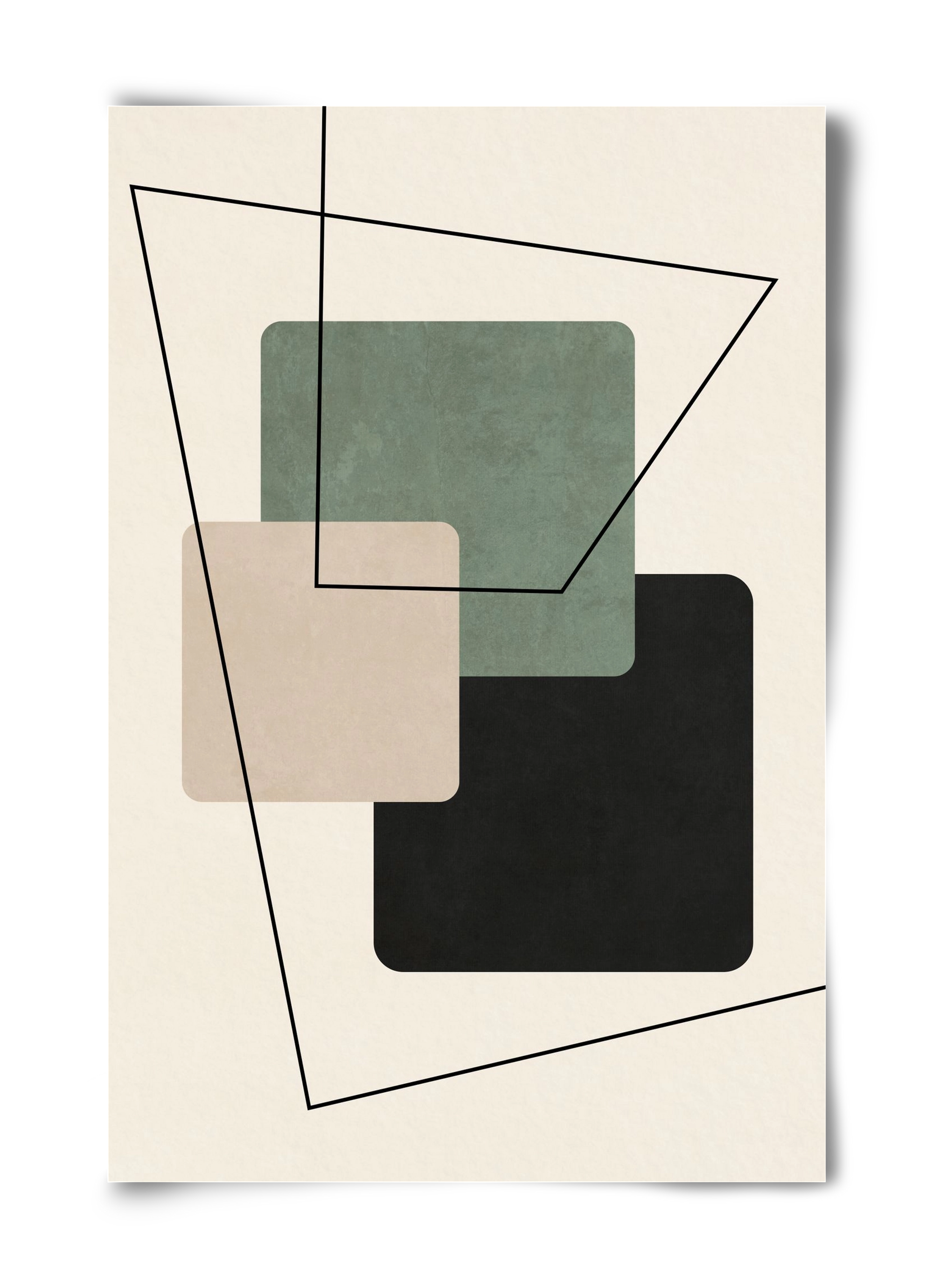 MINIMUM GEOMETRIES 01, 40x60 cm, Keret nélkül