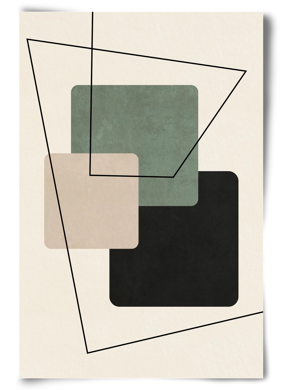 MINIMUM GEOMETRIES 01, 60x90 cm, Keret nélkül