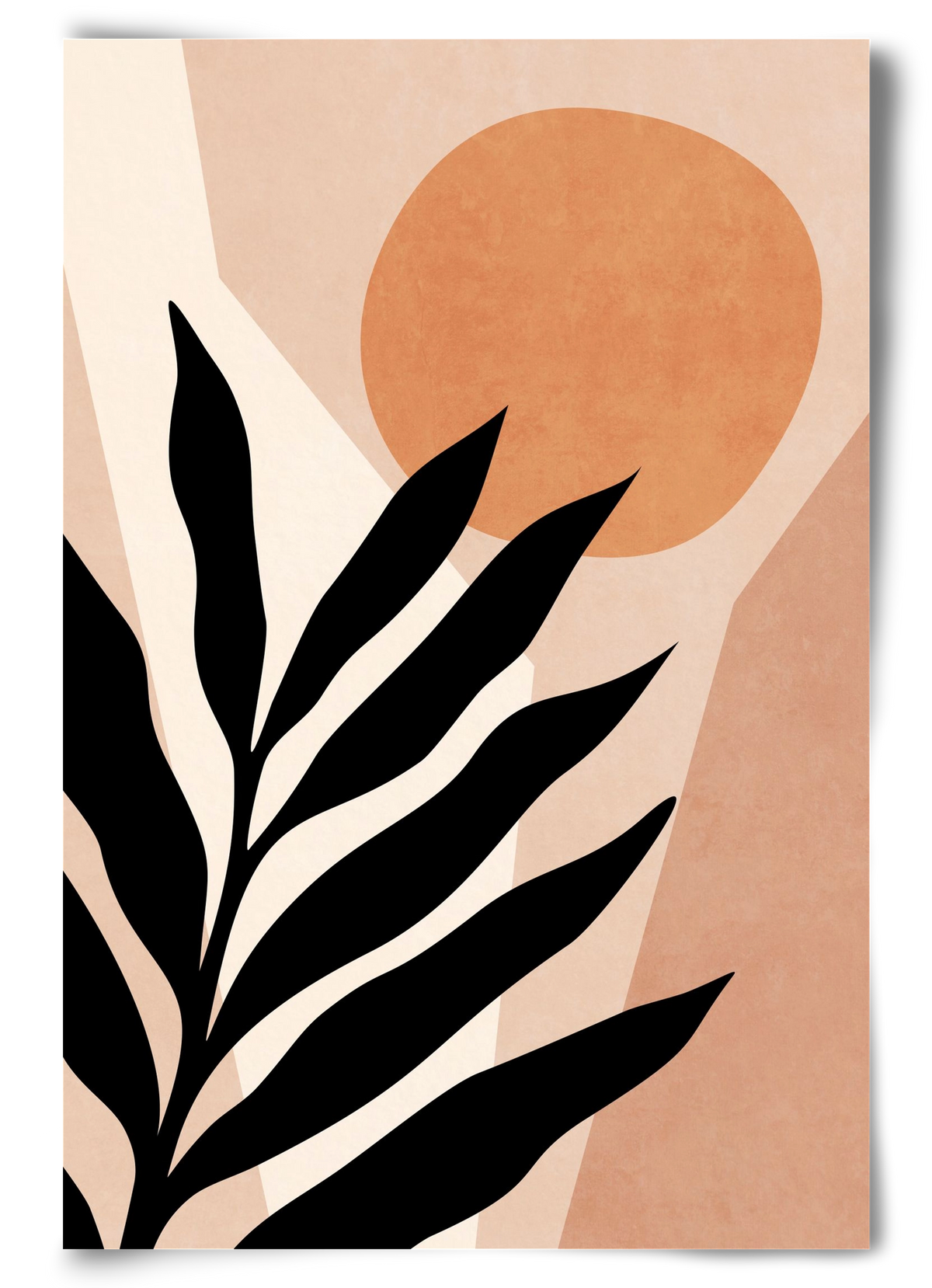 MINIMAL TROPICAL LEAF 01, 60x90 cm, Keret nélkül