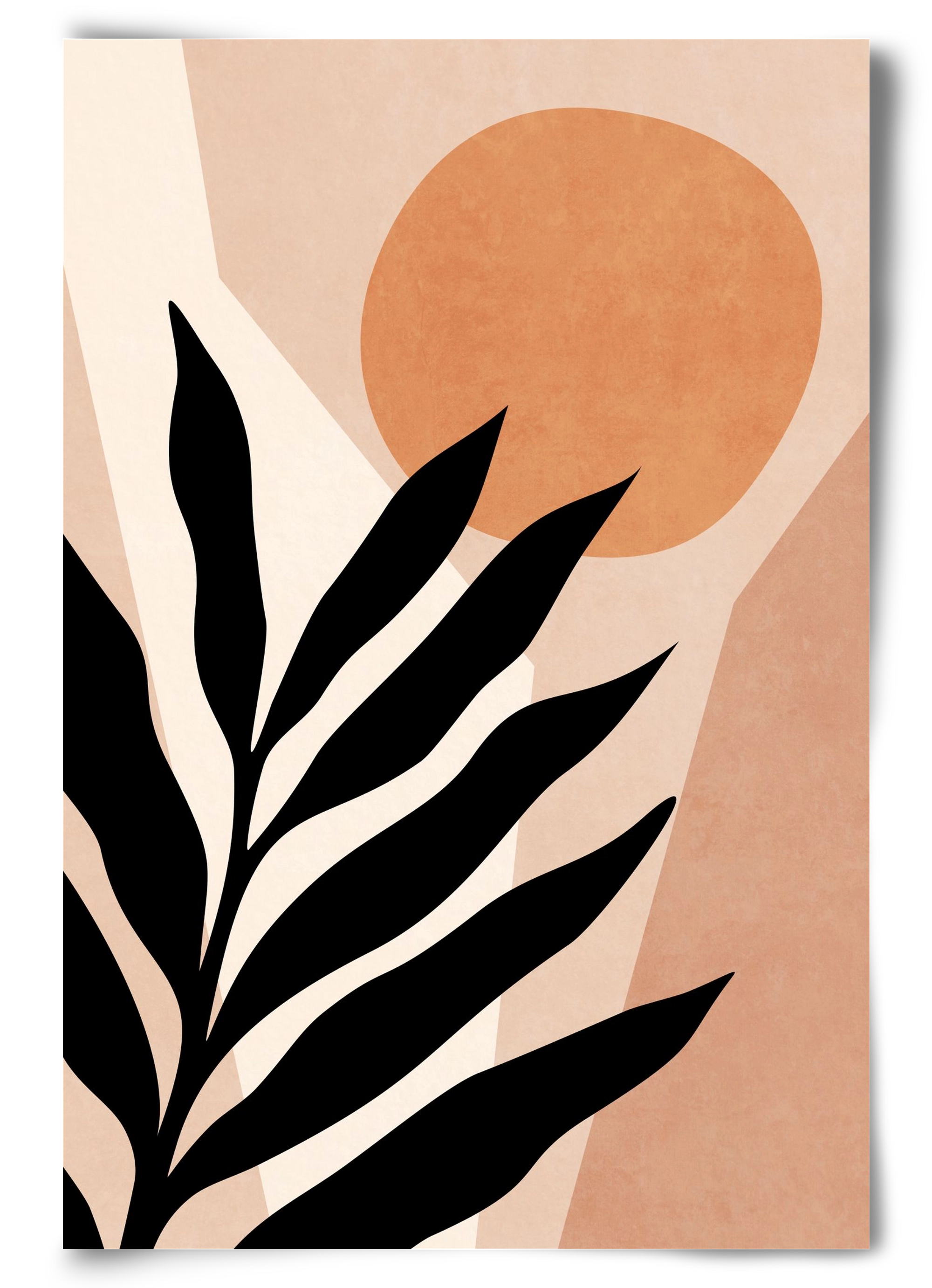 MINIMAL TROPICAL LEAF 01, 60x90 cm, Keret nélkül