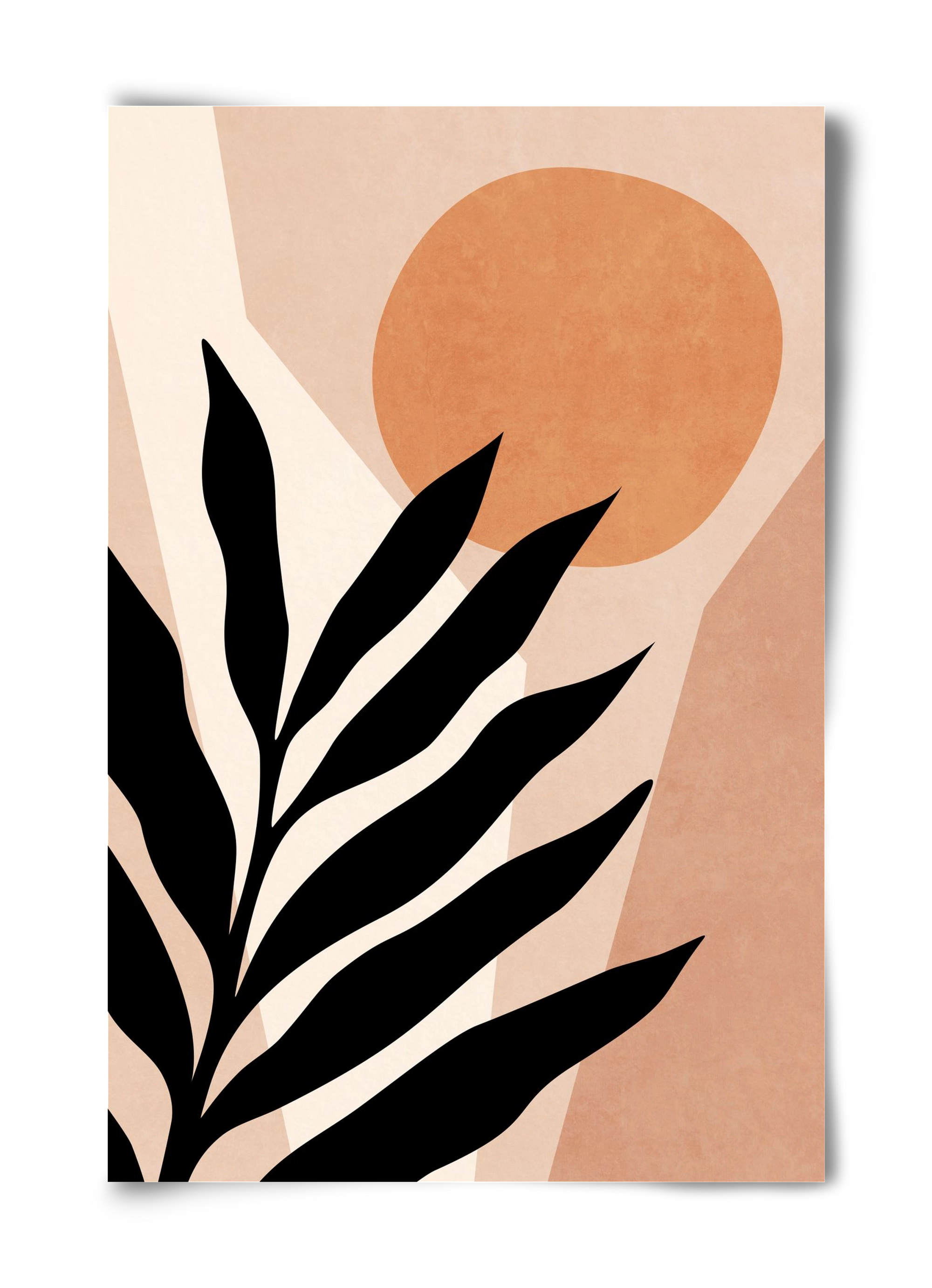 MINIMAL TROPICAL LEAF 01, 40x60 cm, Keret nélkül