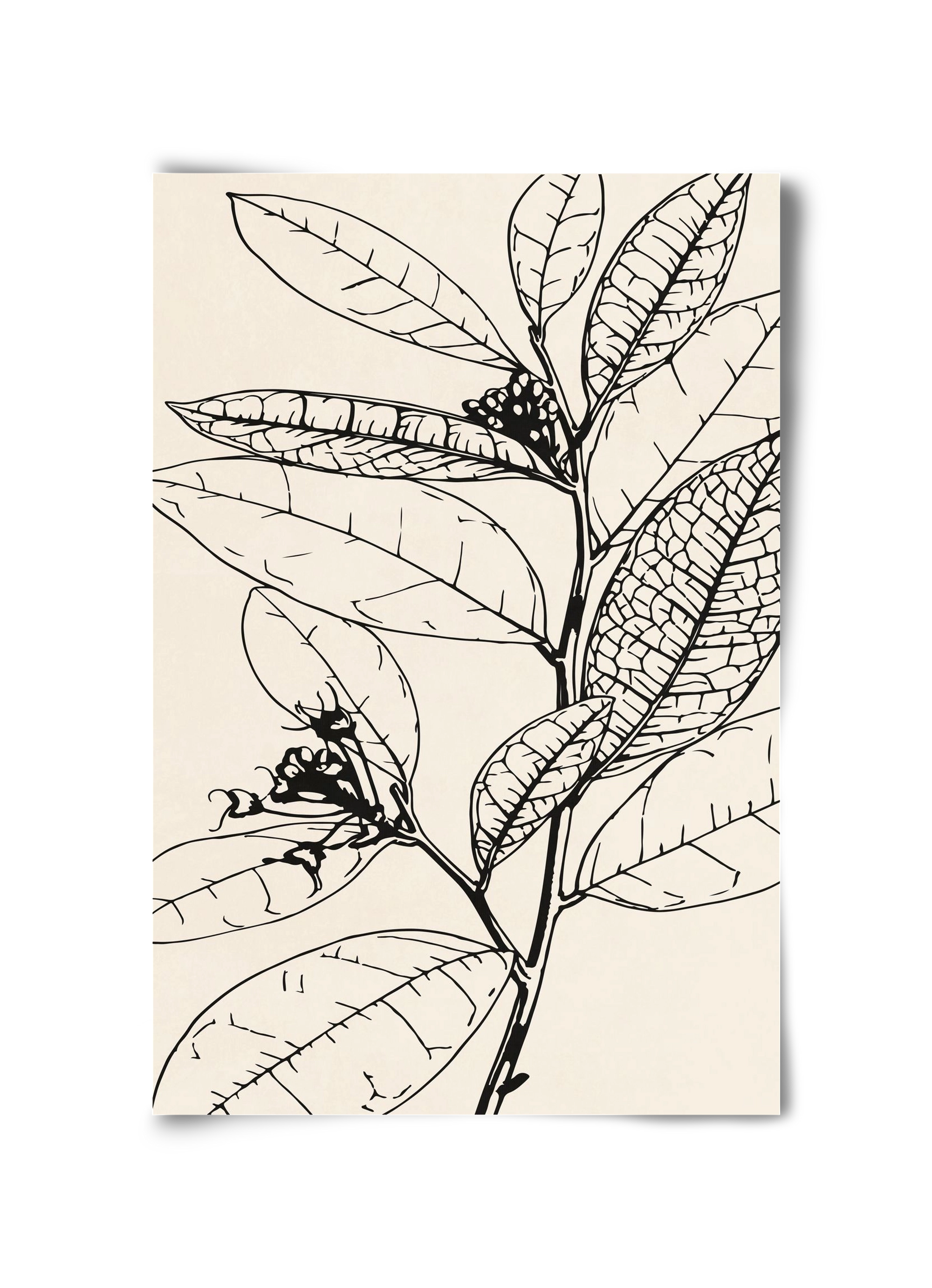 MINIMAL PLANT 02, 30x45 cm, Keret nélkül