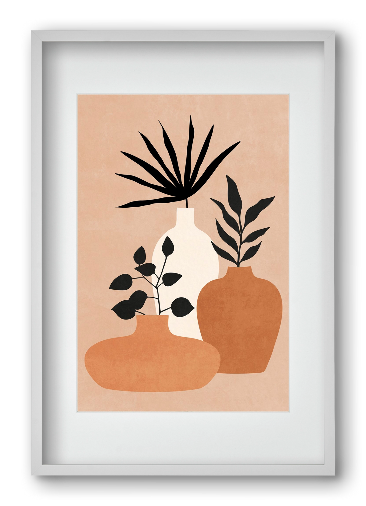 MINIMAL ART 02, 40x60 cm (30x45 cm), Fehér keret, paszpartuval