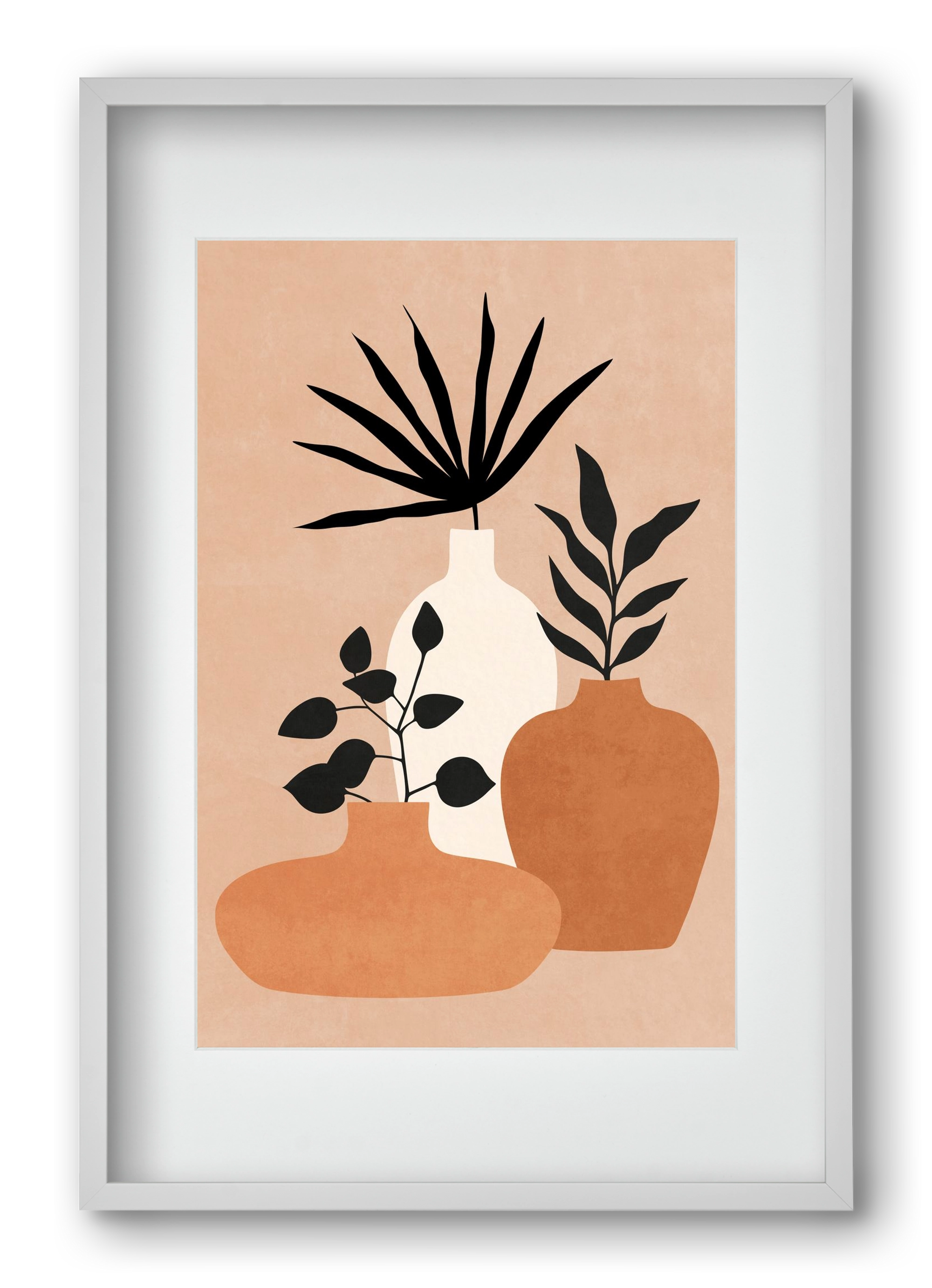 MINIMAL ART 02, 40x60 cm (30x45 cm), Fehér keret, paszpartuval