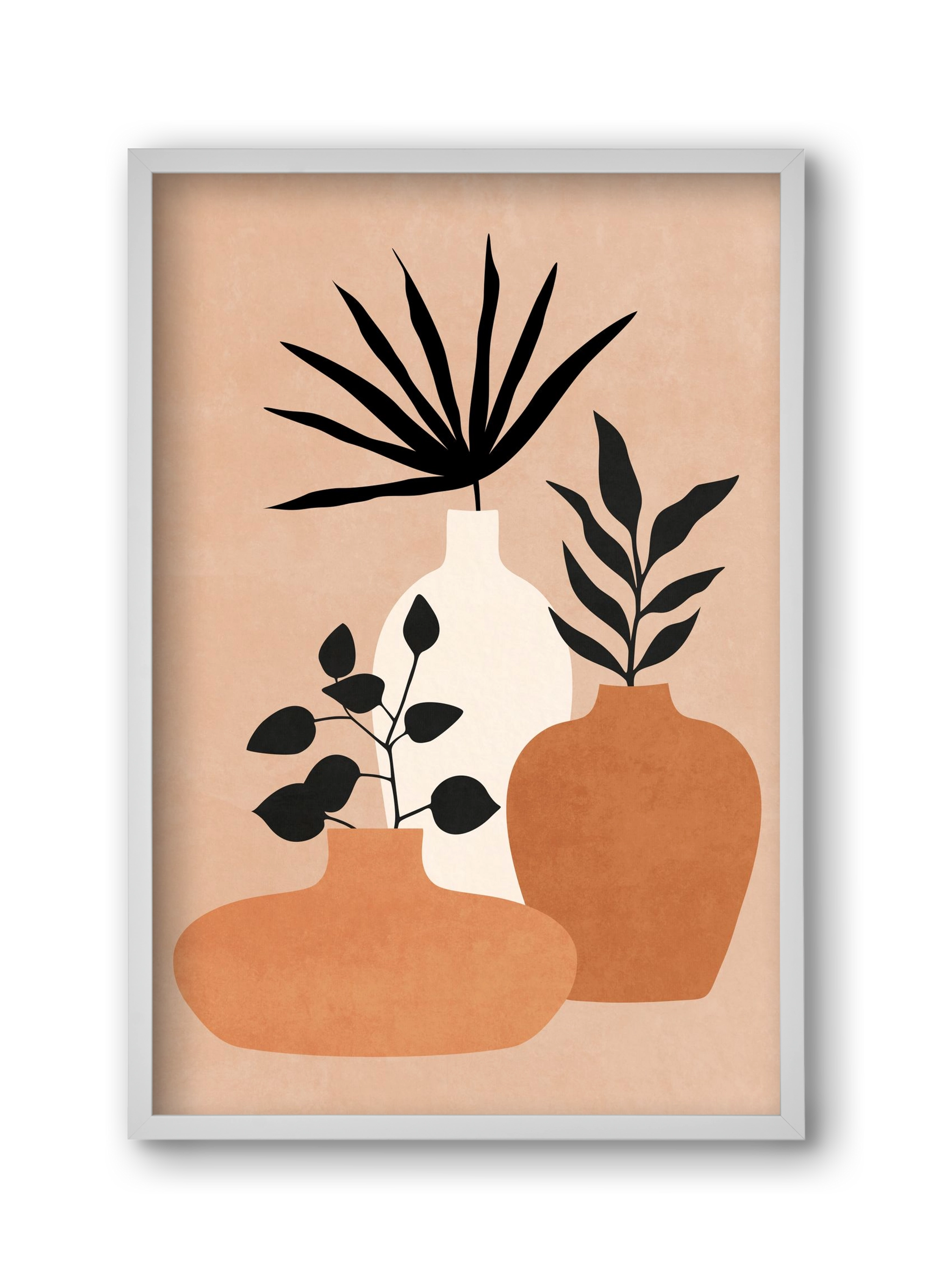 MINIMAL ART 02, 30x45 cm (30x45 cm), Fehér keret