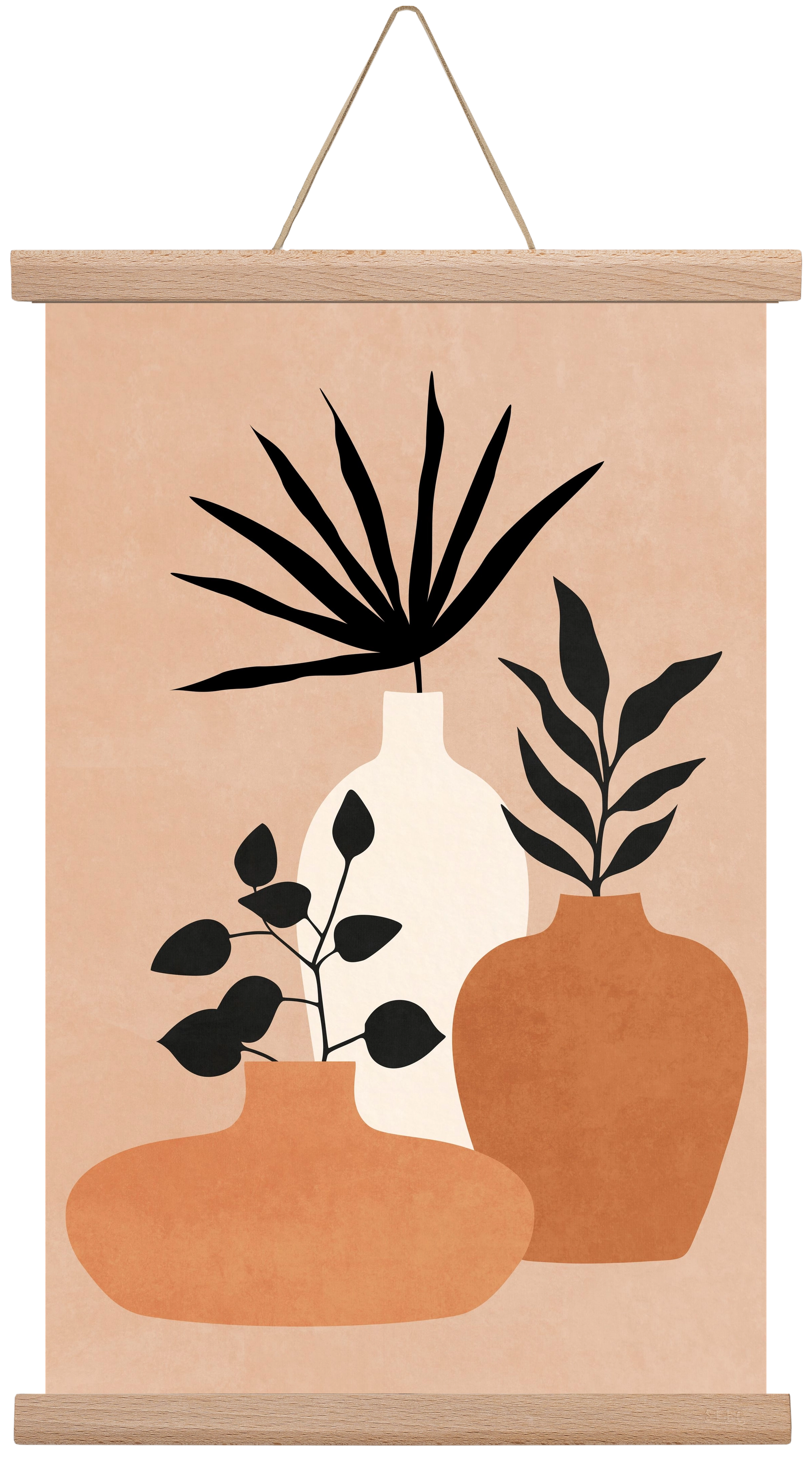 MINIMAL ART 02, 30x45 cm (30x45 cm), Tölgy akasztó