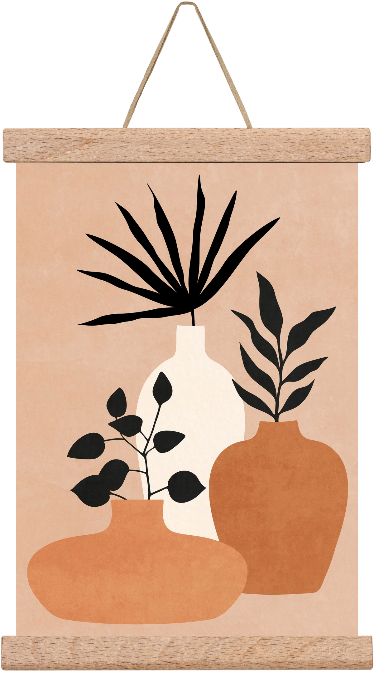 MINIMAL ART 02, 20x30 cm (20x30 cm), Tölgy akasztó